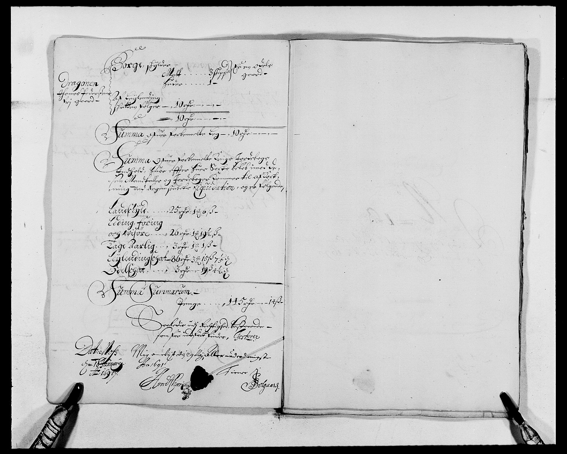 Rentekammeret inntil 1814, Reviderte regnskaper, Fogderegnskap, AV/RA-EA-4092/R03/L0119: Fogderegnskap Onsøy, Tune, Veme og Åbygge fogderi, 1690-1691, s. 170