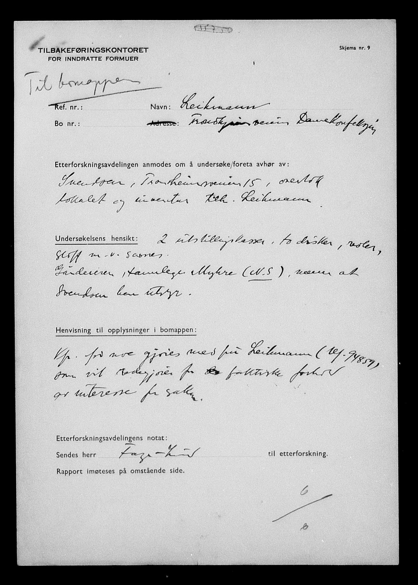 Justisdepartementet, Tilbakeføringskontoret for inndratte formuer, AV/RA-S-1564/H/Hc/Hcc/L0984: --, 1945-1947, s. 483