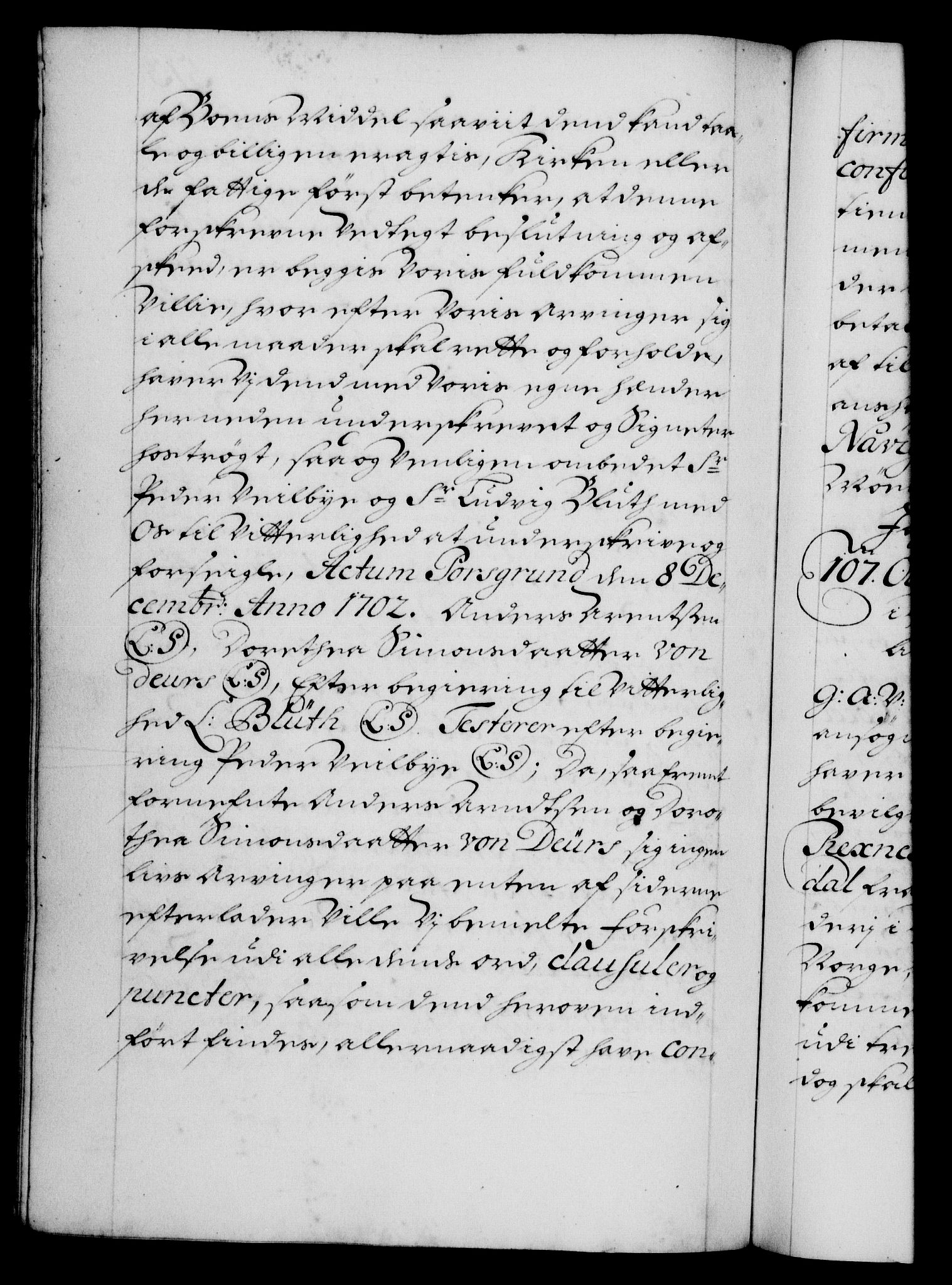 Danske Kanselli 1572-1799, AV/RA-EA-3023/F/Fc/Fca/Fcaa/L0018: Norske registre, 1699-1703, s. 513b