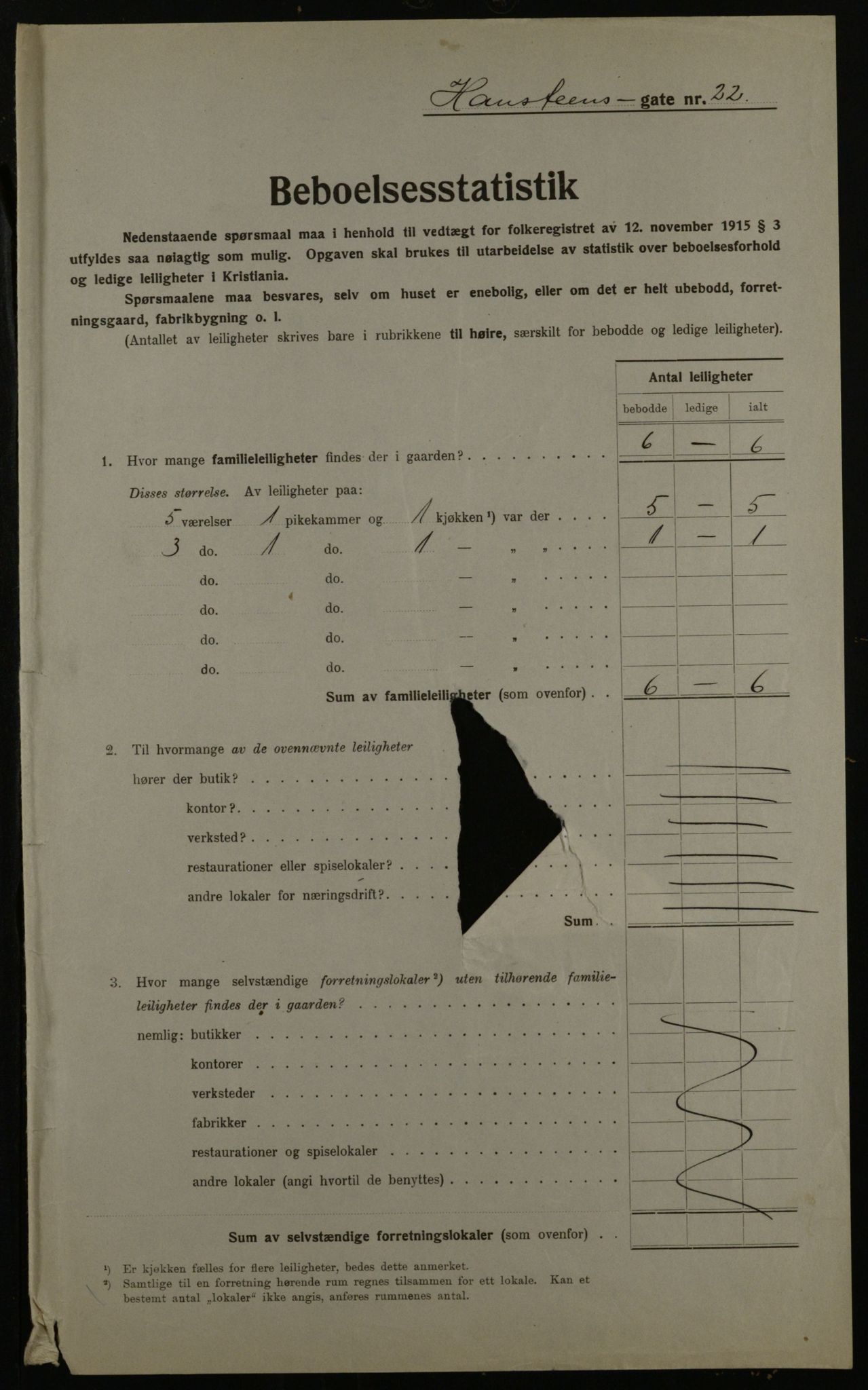 OBA, Kommunal folketelling 1.12.1923 for Kristiania, 1923, s. 39189