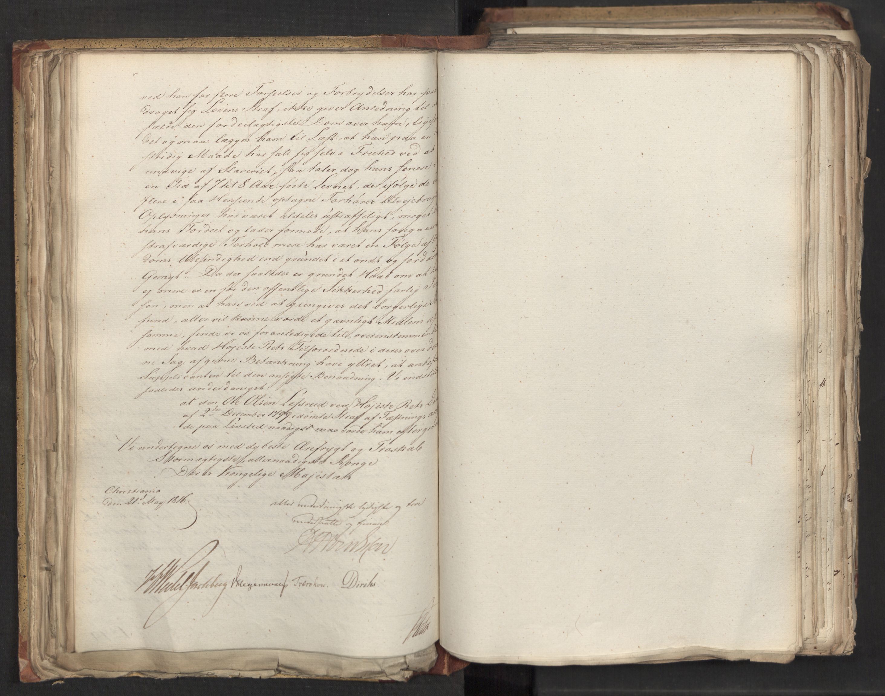 Statsrådsavdelingen i Stockholm, AV/RA-S-1003/D/Da/L0006: Regjeringsinnstillinger nr. 1247-1544, 1816, s. 93