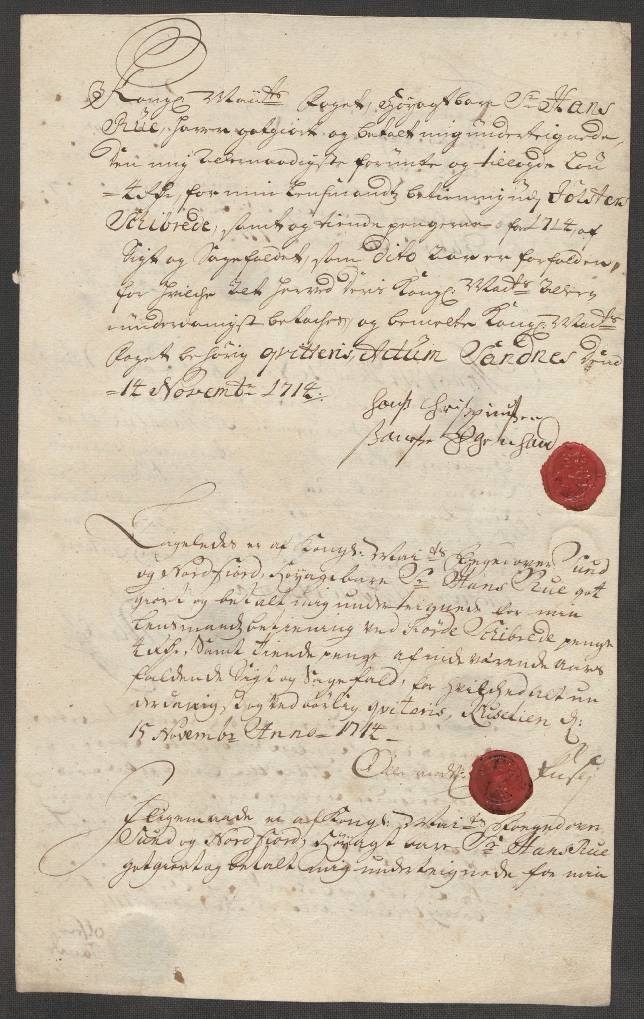 Rentekammeret inntil 1814, Reviderte regnskaper, Fogderegnskap, AV/RA-EA-4092/R53/L3438: Fogderegnskap Sunn- og Nordfjord, 1714, s. 343