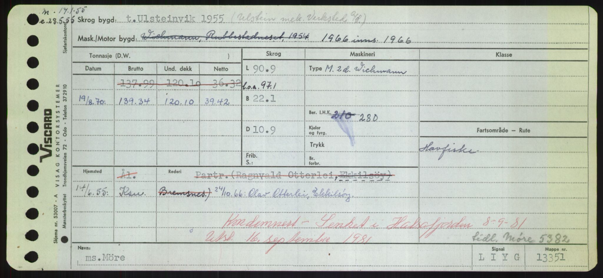 Sjøfartsdirektoratet med forløpere, Skipsmålingen, RA/S-1627/H/Hd/L0025: Fartøy, Min-Mås, s. 465