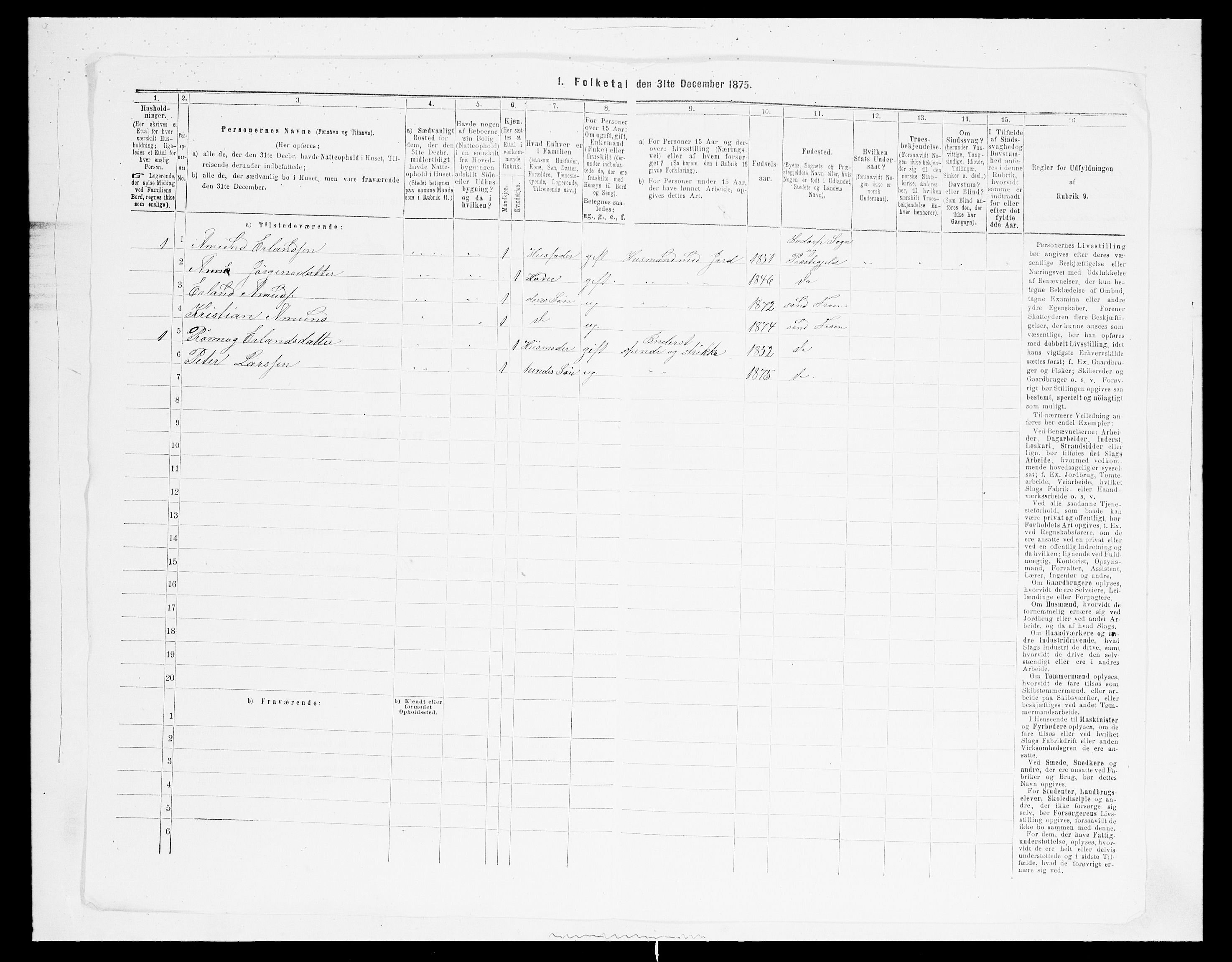 SAH, Folketelling 1875 for 0519P Sør-Fron prestegjeld, 1875, s. 964