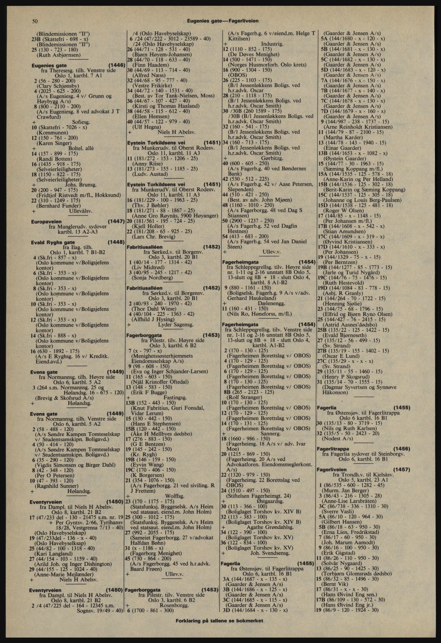 Kristiania/Oslo adressebok, PUBL/-, 1978-1979, s. 50