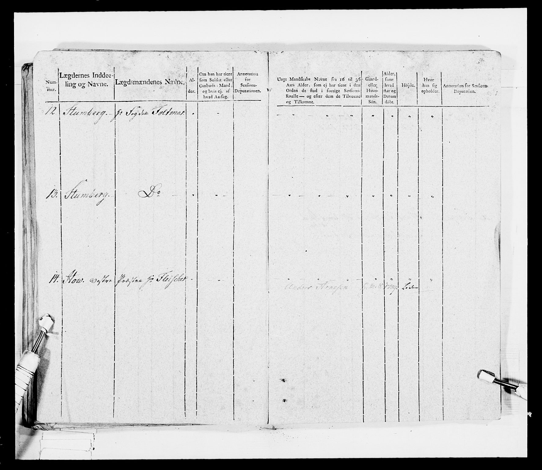 Generalitets- og kommissariatskollegiet, Det kongelige norske kommissariatskollegium, AV/RA-EA-5420/E/Eh/L0030a: Sønnafjelske gevorbne infanteriregiment, 1807, s. 304