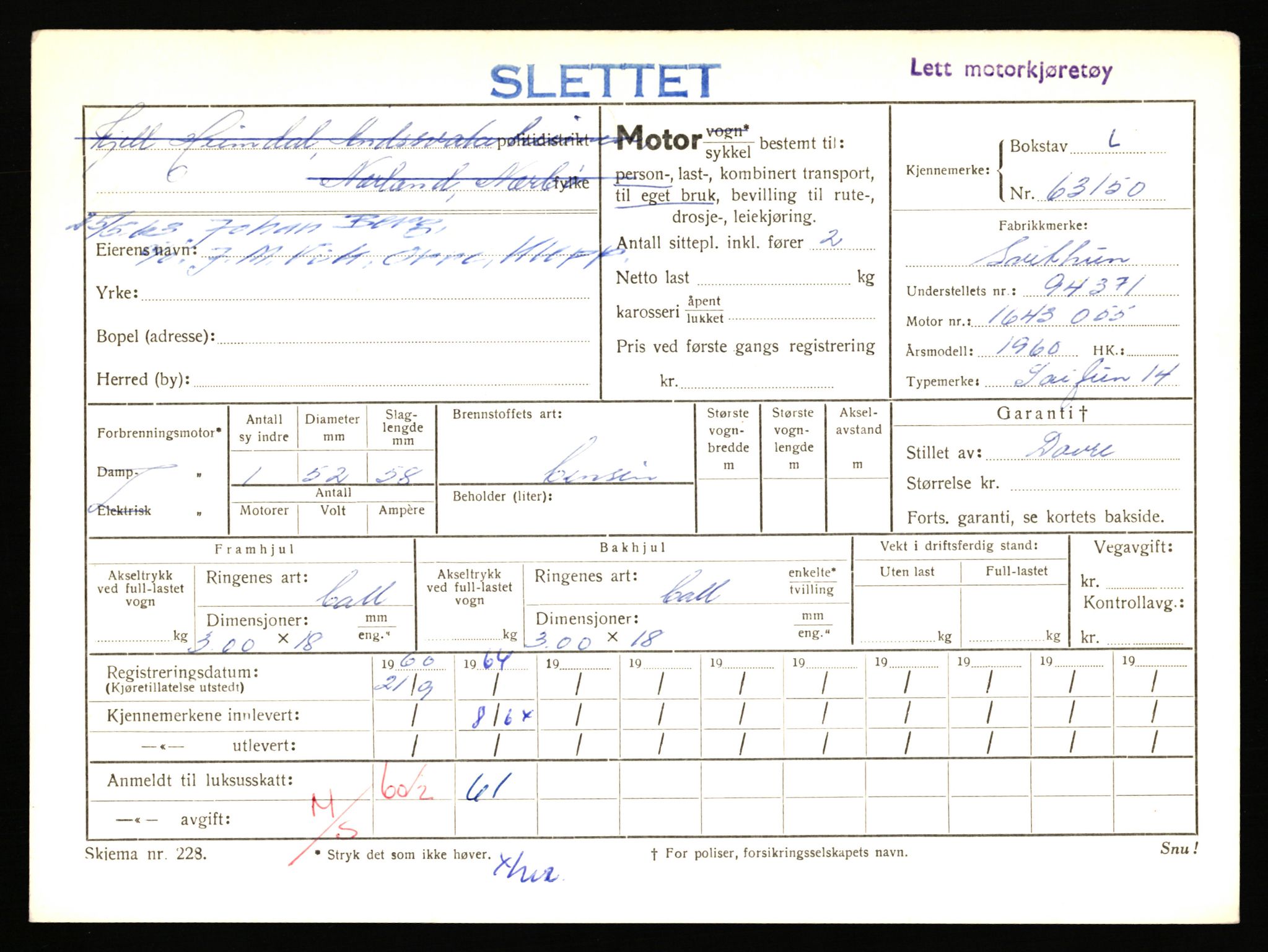 Stavanger trafikkstasjon, AV/SAST-A-101942/0/F/L0063: L-62700 - L-63799, 1930-1971, s. 1275