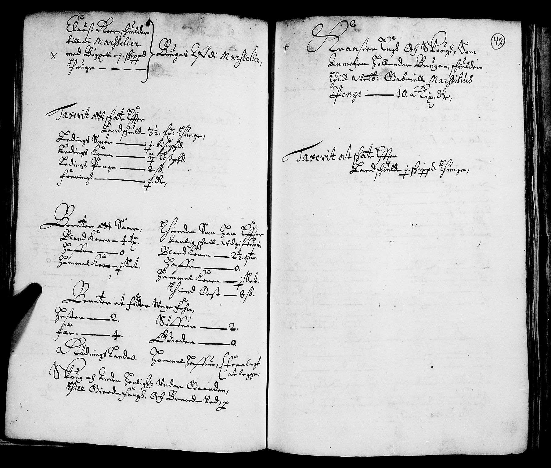 Rentekammeret inntil 1814, Realistisk ordnet avdeling, AV/RA-EA-4070/N/Nb/Nba/L0003: Verne kloster len, 1668, s. 41b-42a