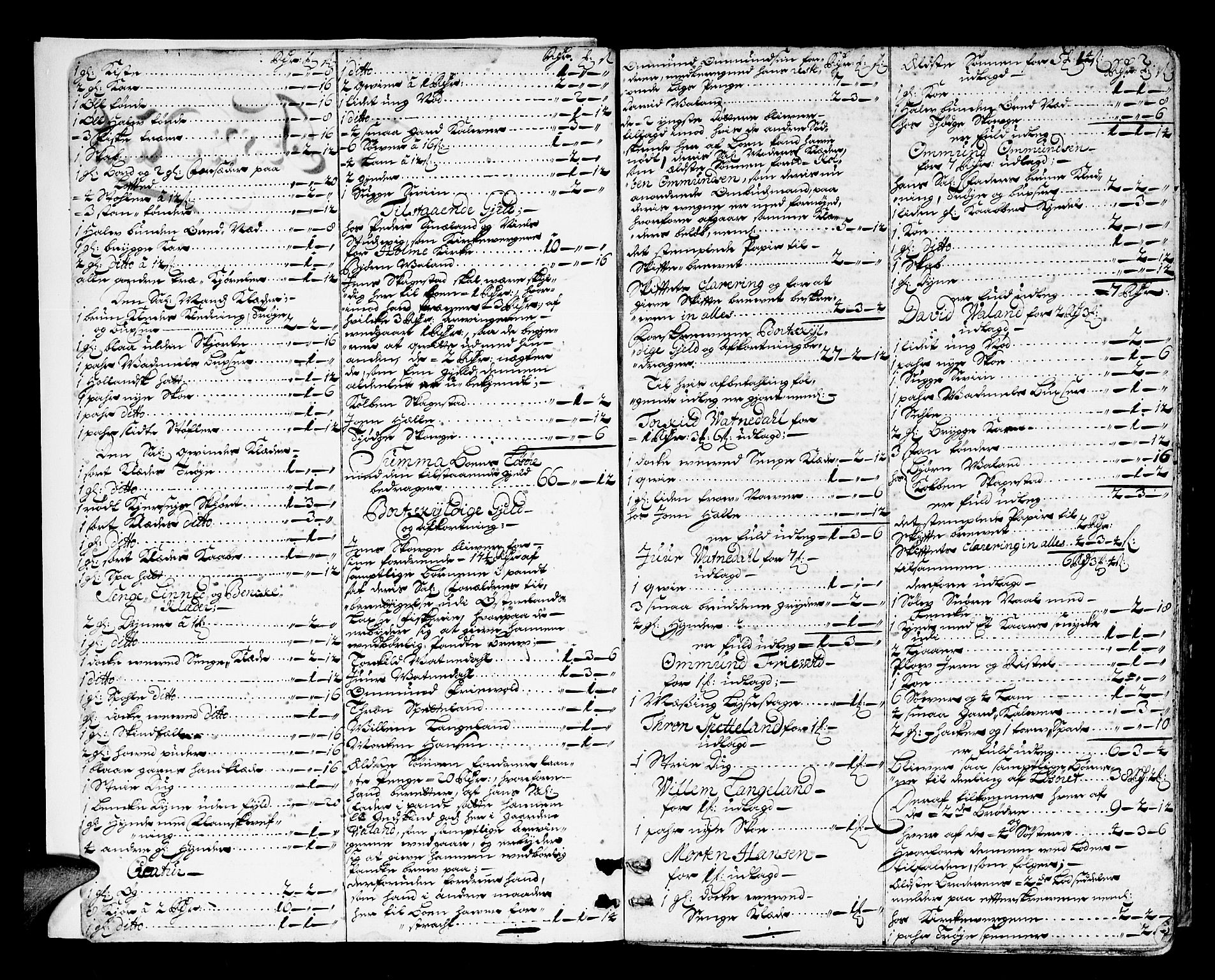 Mandal sorenskriveri, SAK/1221-0005/001/H/Hc/L0008: Skifteprotokoll med register, original i eske nr 4a, 1693-1702, s. 1b-2a