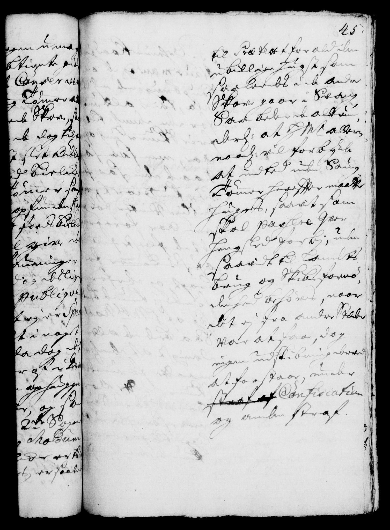 Rentekammeret, Kammerkanselliet, RA/EA-3111/G/Gh/Gha/L0007: Norsk ekstraktmemorialprotokoll (merket RK 53.52), 1724-1725, s. 45
