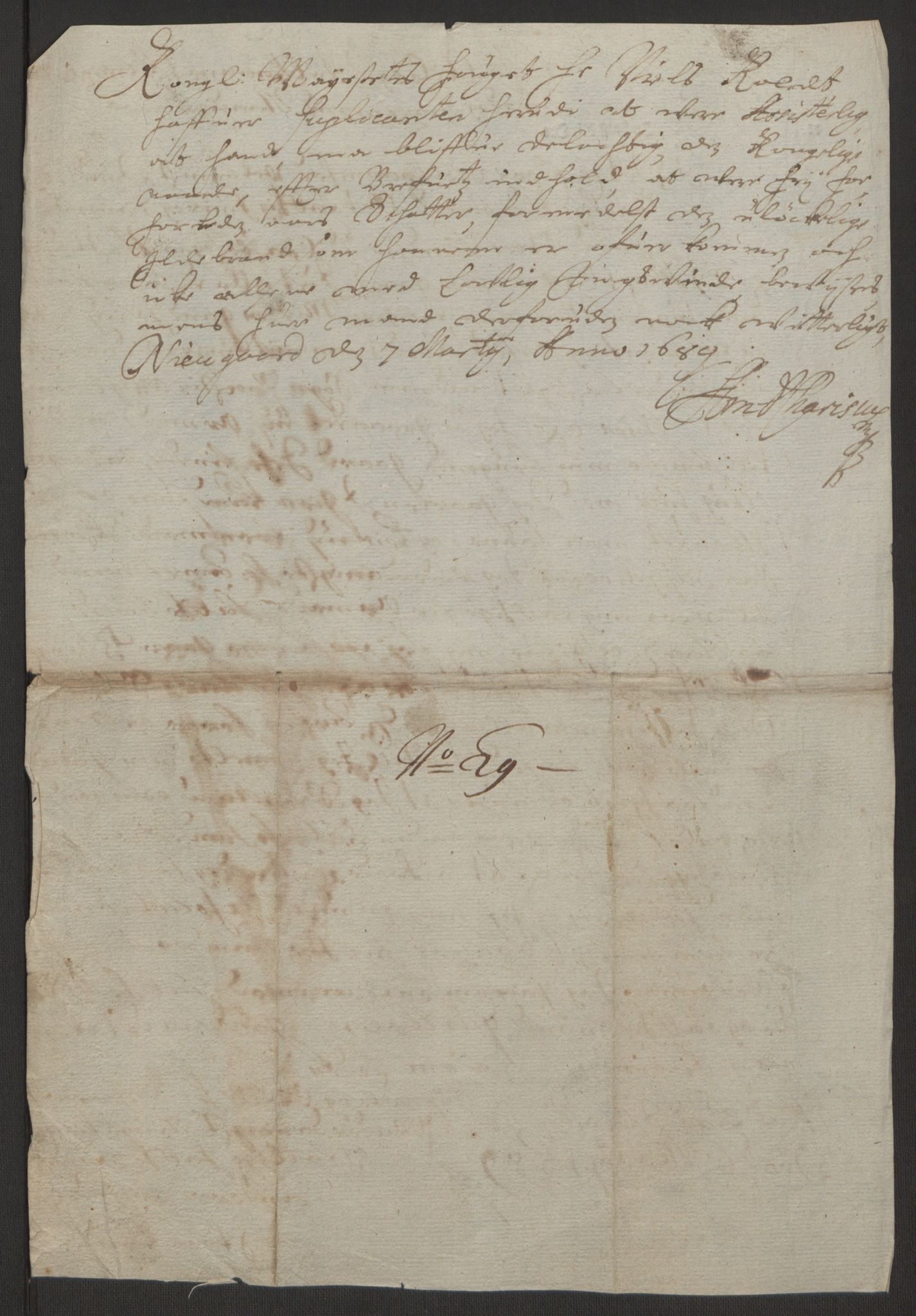 Rentekammeret inntil 1814, Reviderte regnskaper, Fogderegnskap, AV/RA-EA-4092/R03/L0118: Fogderegnskap Onsøy, Tune, Veme og Åbygge fogderi, 1684-1689, s. 253