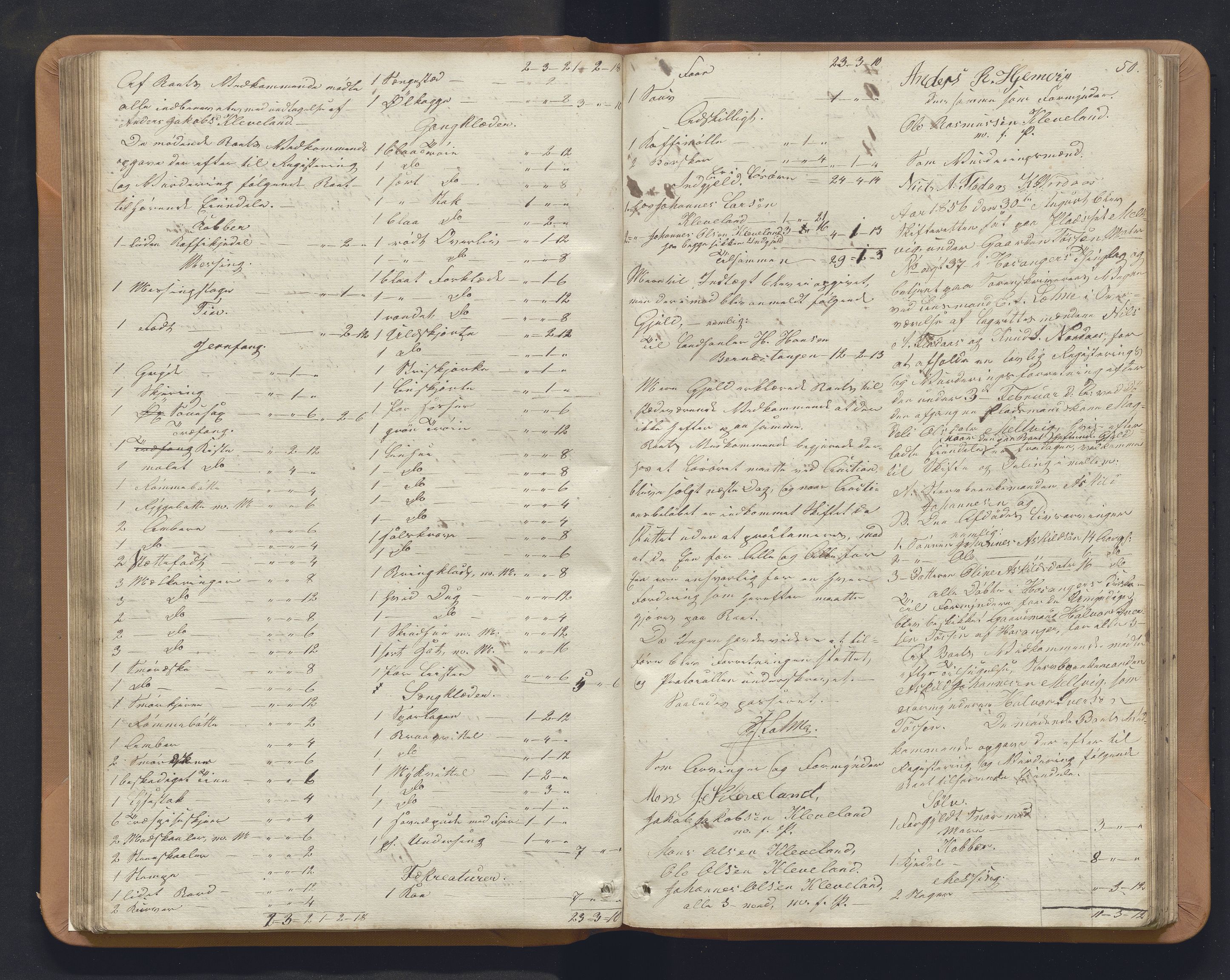Nordhordland sorenskrivar, AV/SAB-A-2901/1/H/Hb/L0014: Registreringsprotokollar, 1852-1864, s. 50