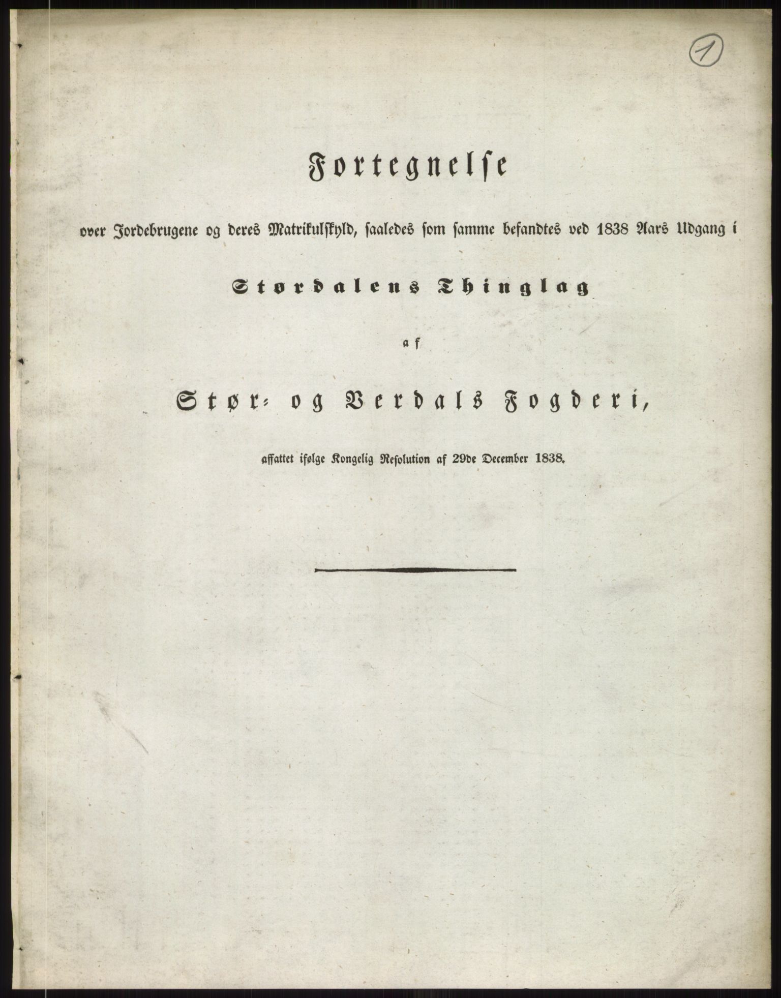 PUBL, Andre publikasjoner, -/Bind 16: Nordre Trondhjems amt, 1838, s. 2