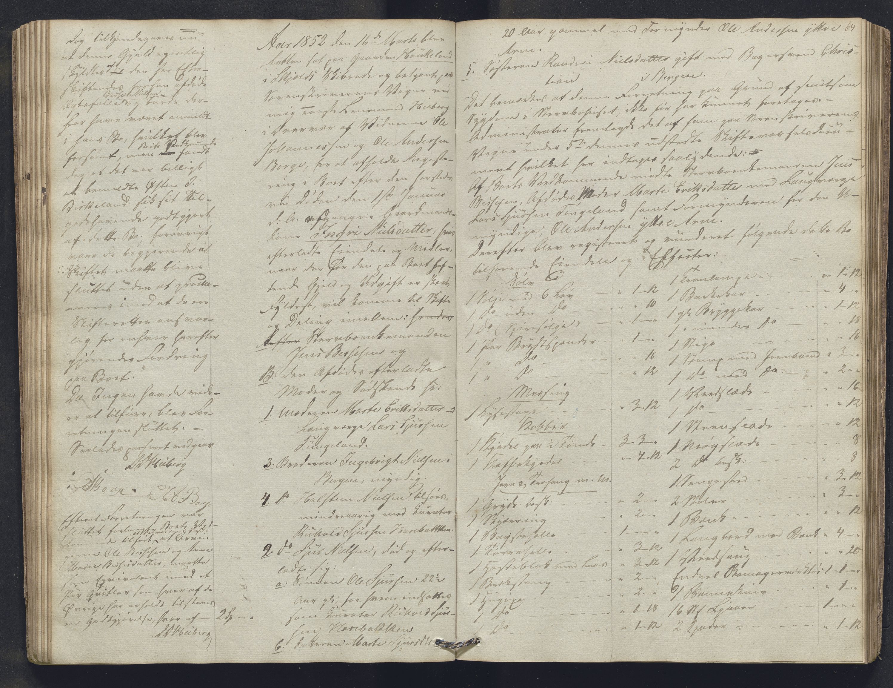 Nordhordland sorenskrivar, AV/SAB-A-2901/1/H/Hb/L0024: Registreringsprotokollar, 1846-1852, s. 64