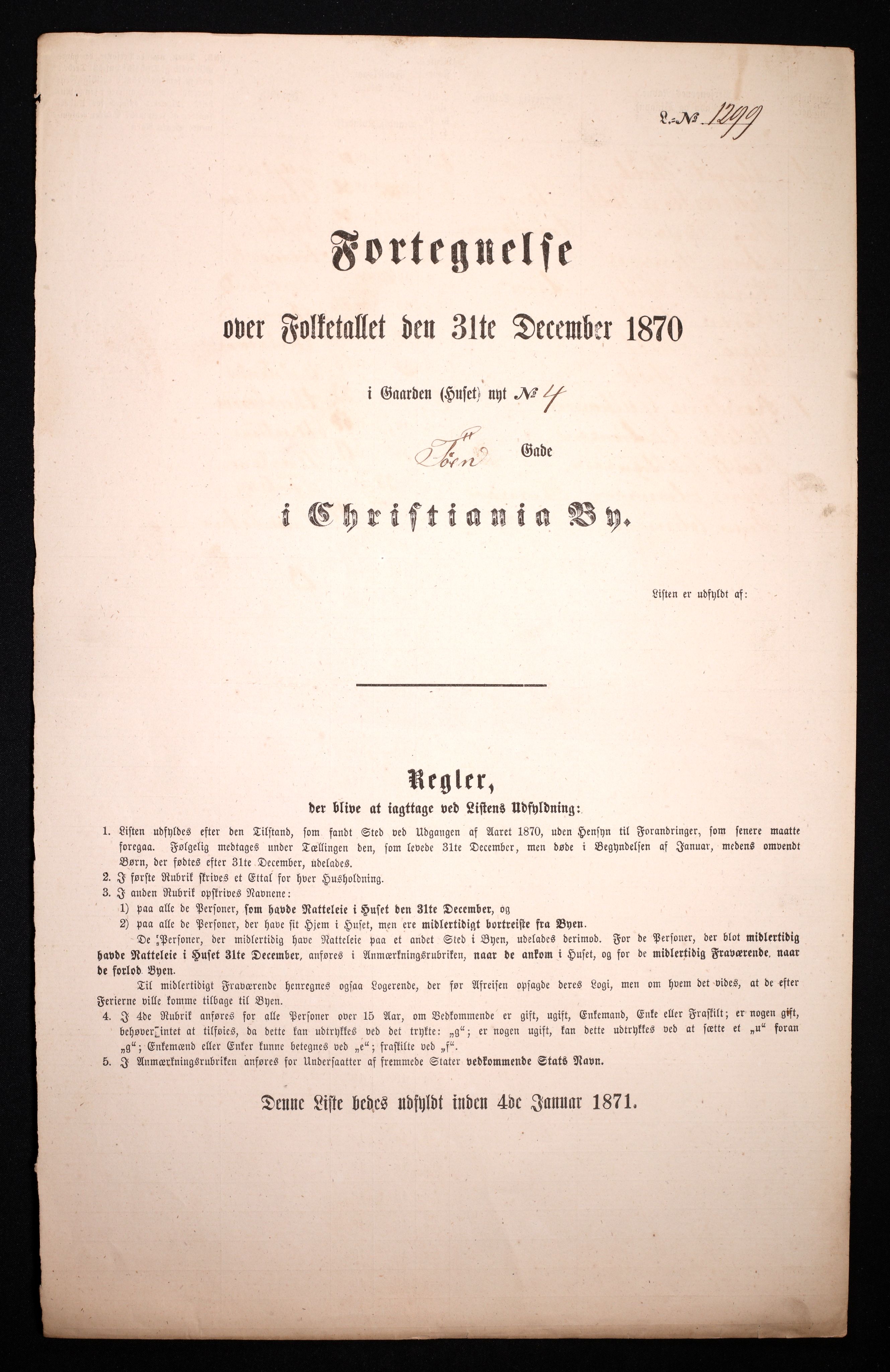 RA, Folketelling 1870 for 0301 Kristiania kjøpstad, 1870, s. 4436