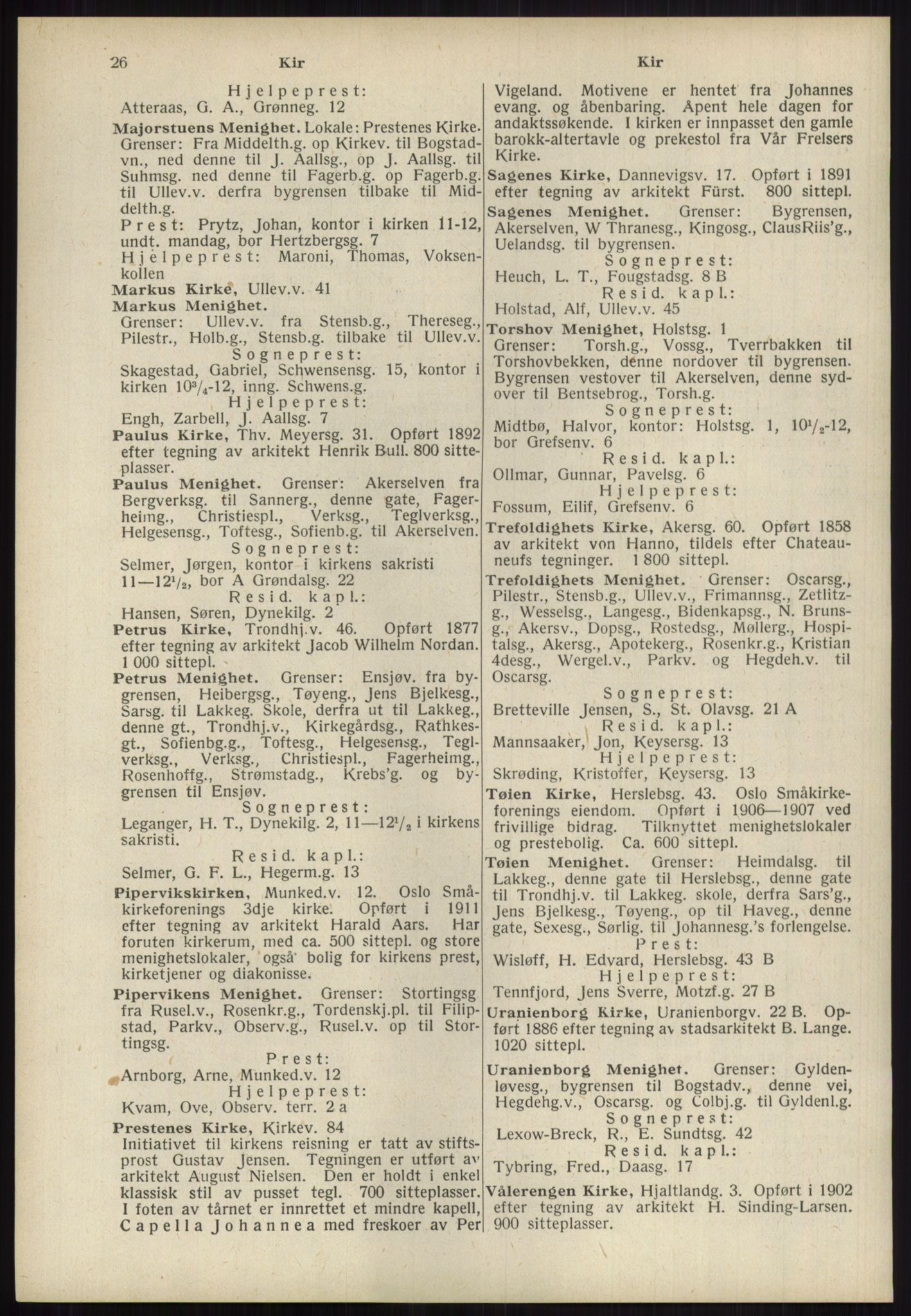 Kristiania/Oslo adressebok, PUBL/-, 1939, s. 26