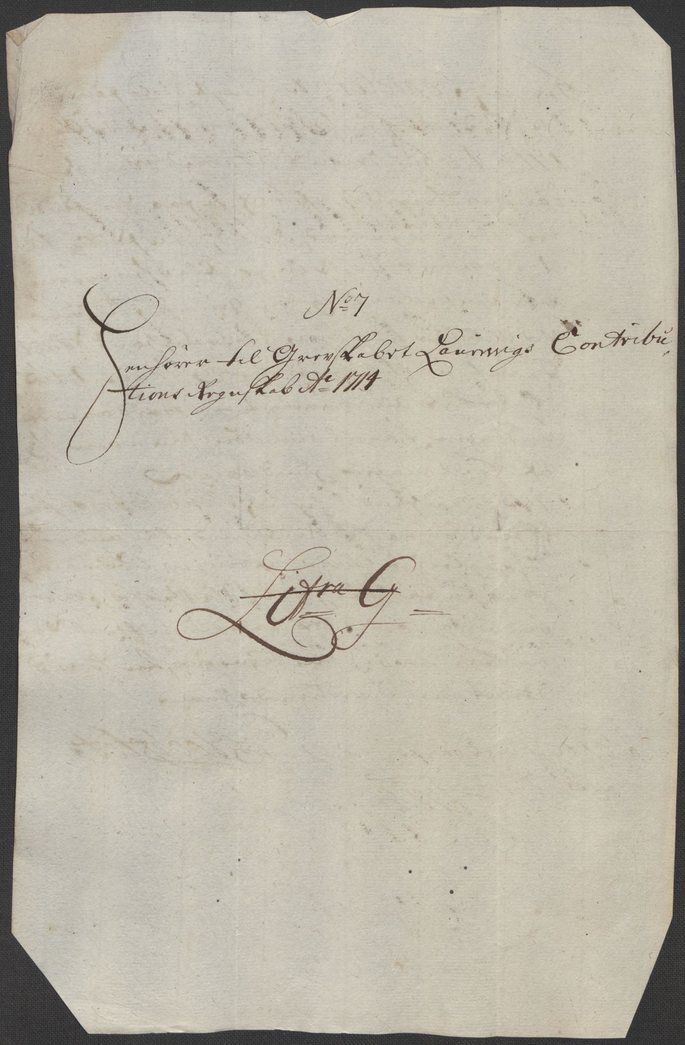 Rentekammeret inntil 1814, Reviderte regnskaper, Fogderegnskap, RA/EA-4092/R33/L1986: Fogderegnskap Larvik grevskap, 1714-1715, s. 164