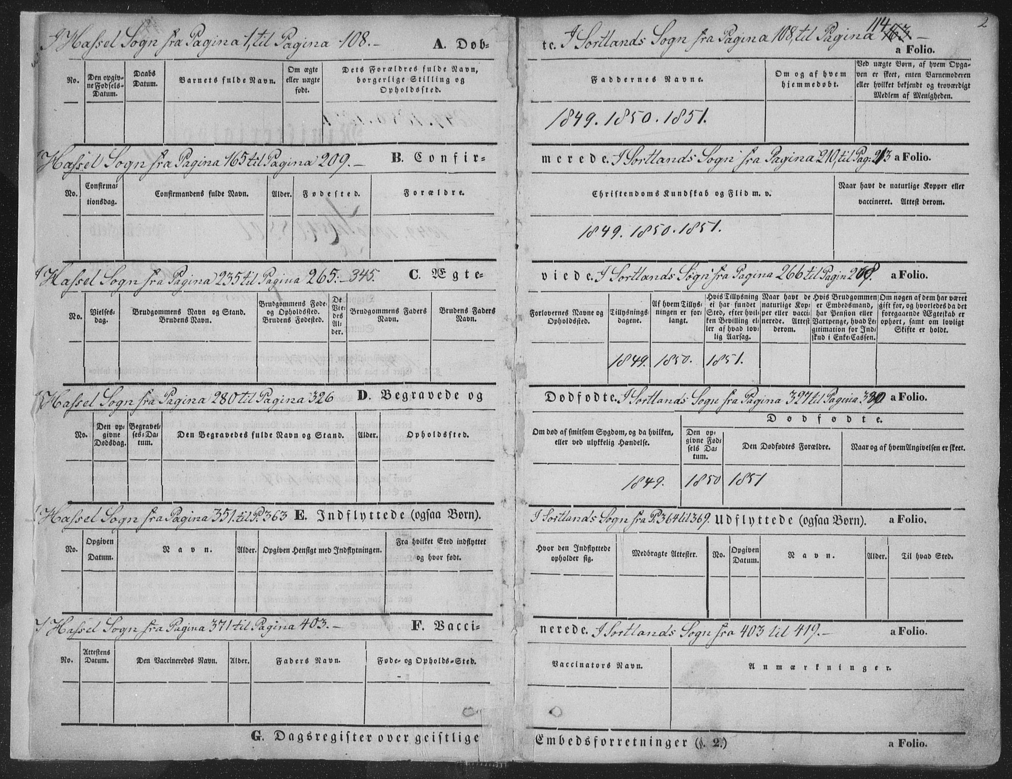 Ministerialprotokoller, klokkerbøker og fødselsregistre - Nordland, AV/SAT-A-1459/888/L1241: Ministerialbok nr. 888A07, 1849-1869, s. 2