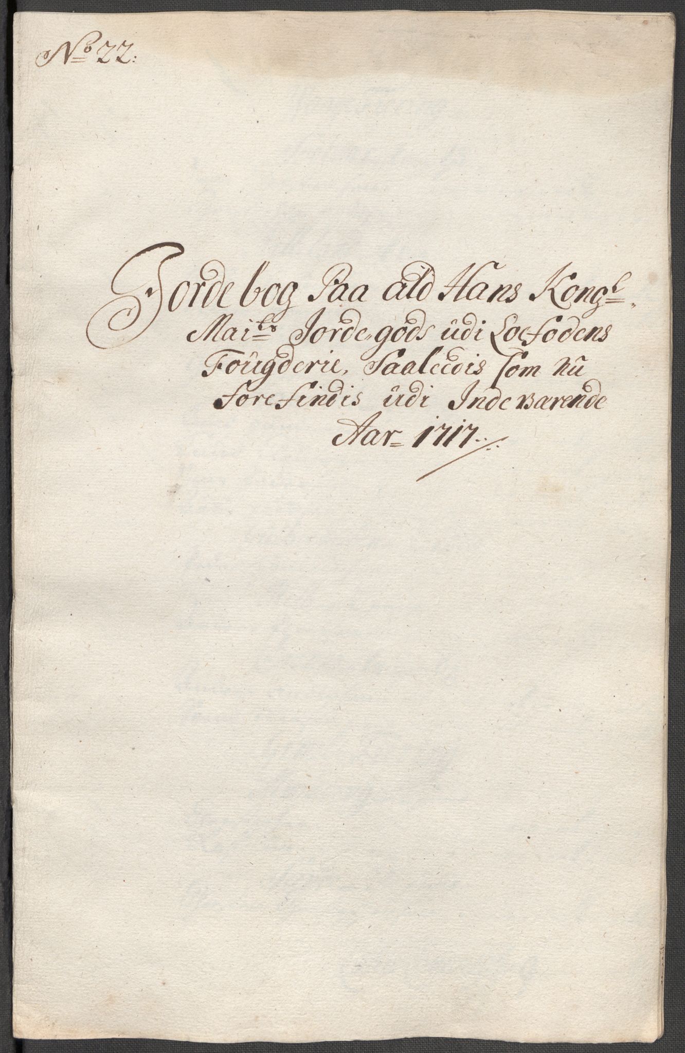 Rentekammeret inntil 1814, Reviderte regnskaper, Fogderegnskap, RA/EA-4092/R67/L4683: Fogderegnskap Vesterålen, Andenes og Lofoten, 1717, s. 161