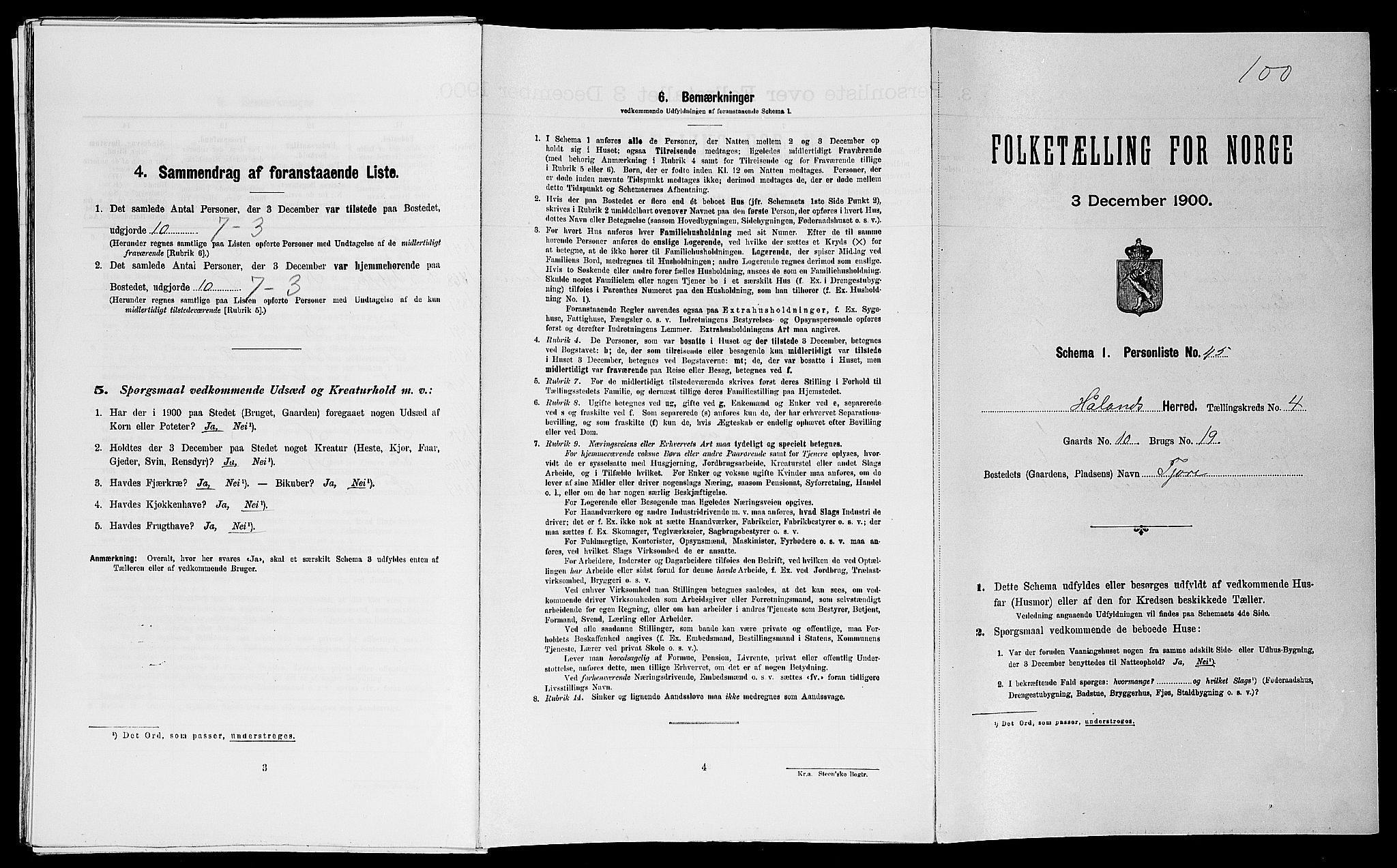SAST, Folketelling 1900 for 1124 Haaland herred, 1900, s. 690
