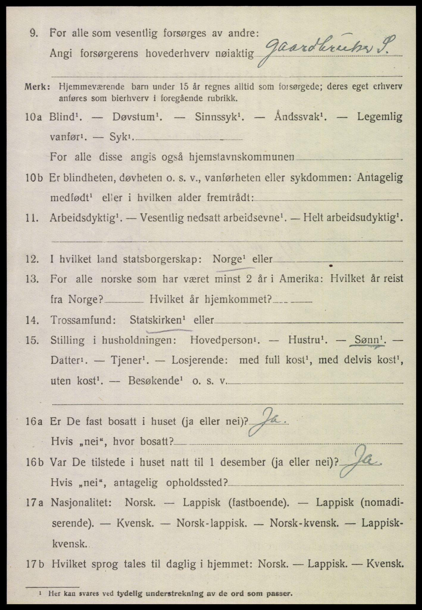 SAT, Folketelling 1920 for 1742 Grong herred, 1920, s. 4070