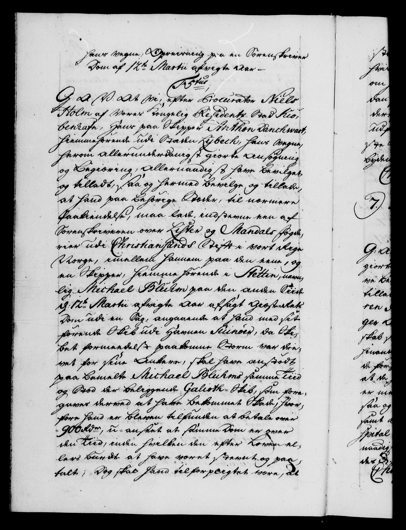 Danske Kanselli 1572-1799, AV/RA-EA-3023/F/Fc/Fca/Fcaa/L0037: Norske registre, 1751-1752, s. 4b