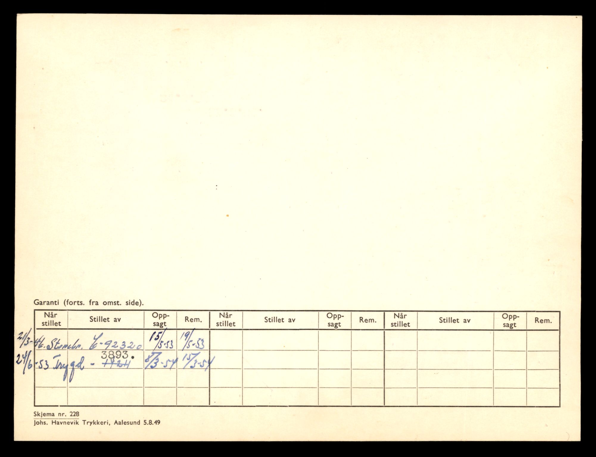 Møre og Romsdal vegkontor - Ålesund trafikkstasjon, AV/SAT-A-4099/F/Fe/L0044: Registreringskort for kjøretøy T 14205 - T 14319, 1927-1998, s. 224