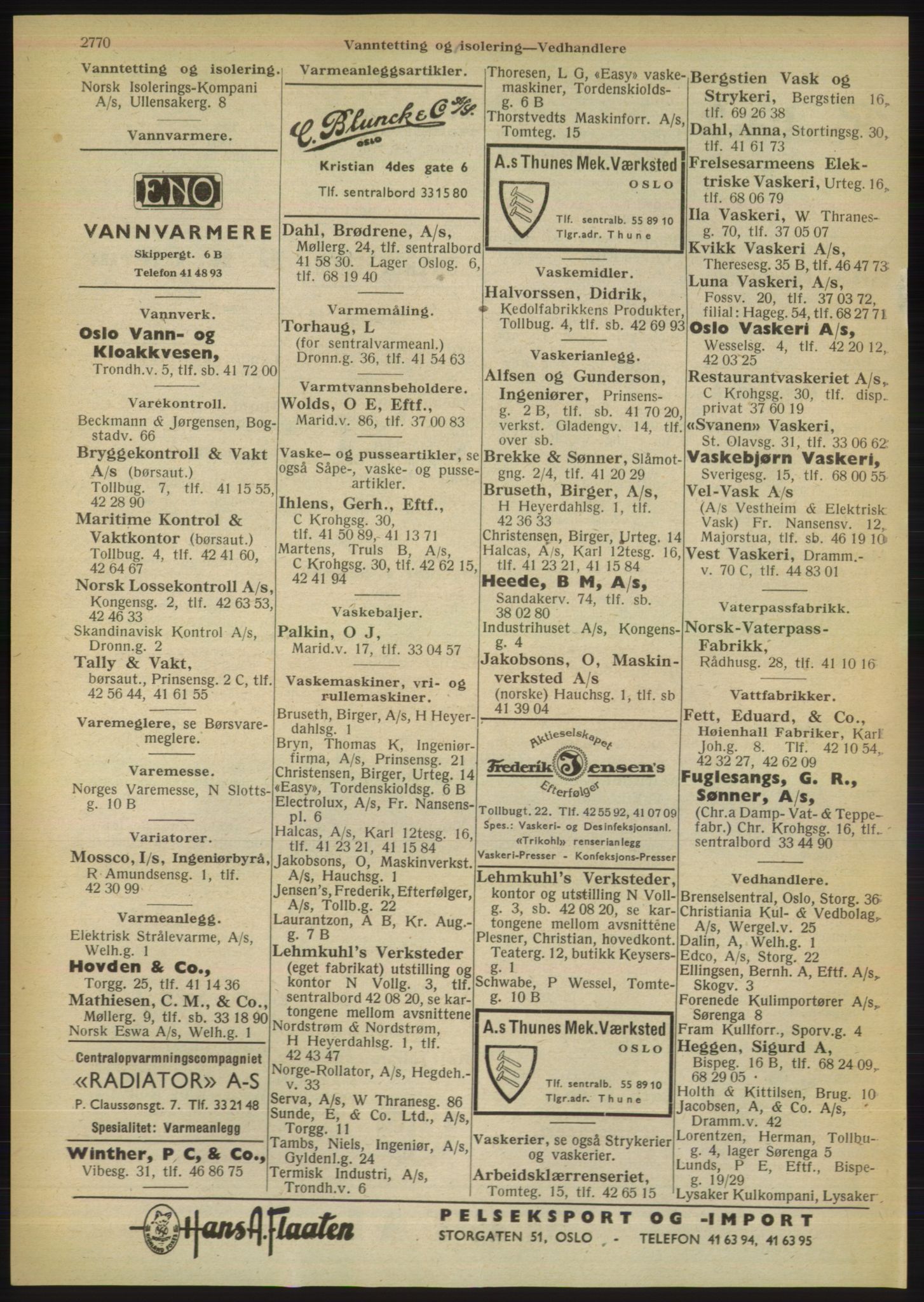 Kristiania/Oslo adressebok, PUBL/-, 1949, s. 2770
