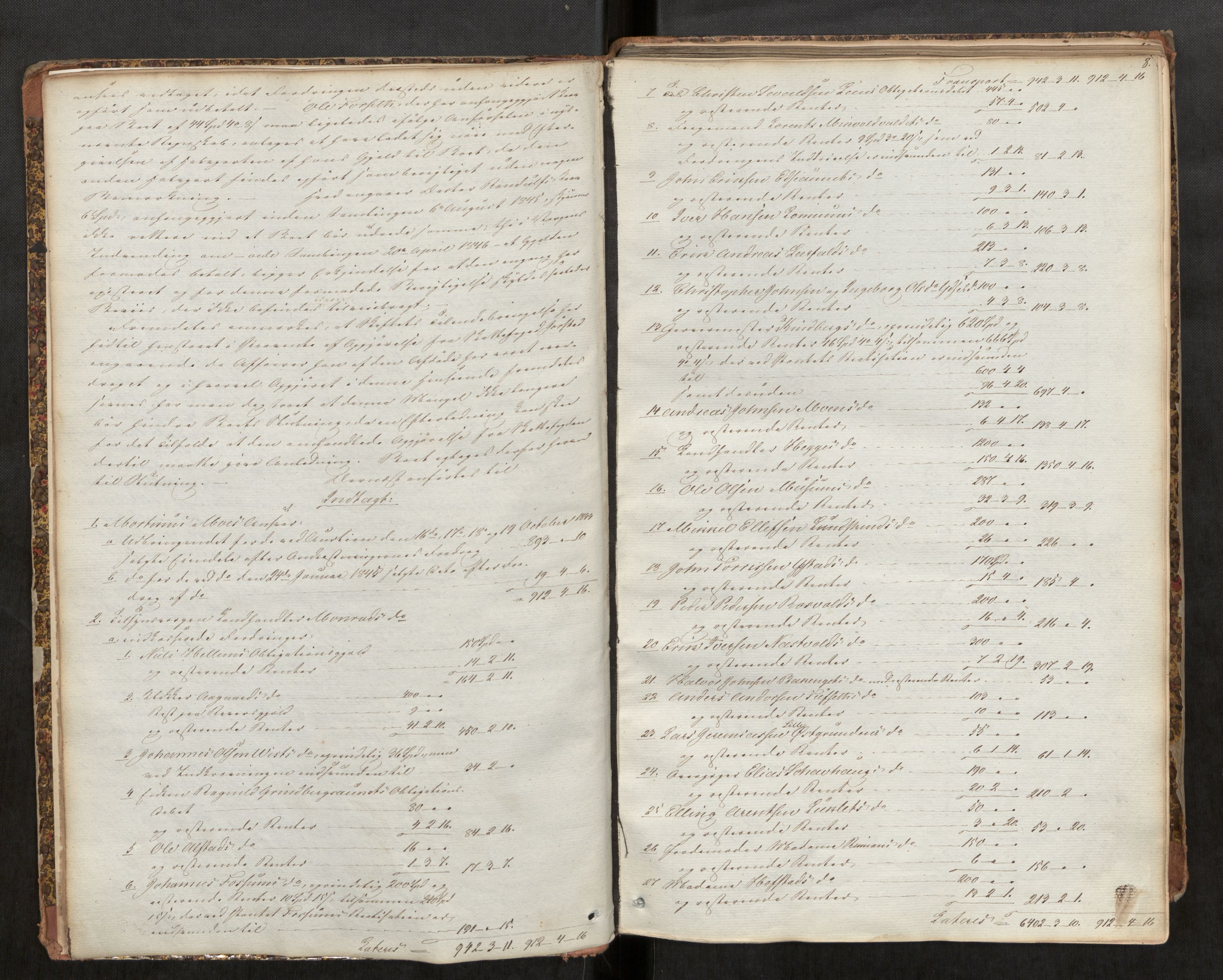 Stjør- og Verdal sorenskriveri, AV/SAT-A-4167/1/3/3B/L0008: Skifteforhandlingsprotokoll, 1848-1899, s. 8