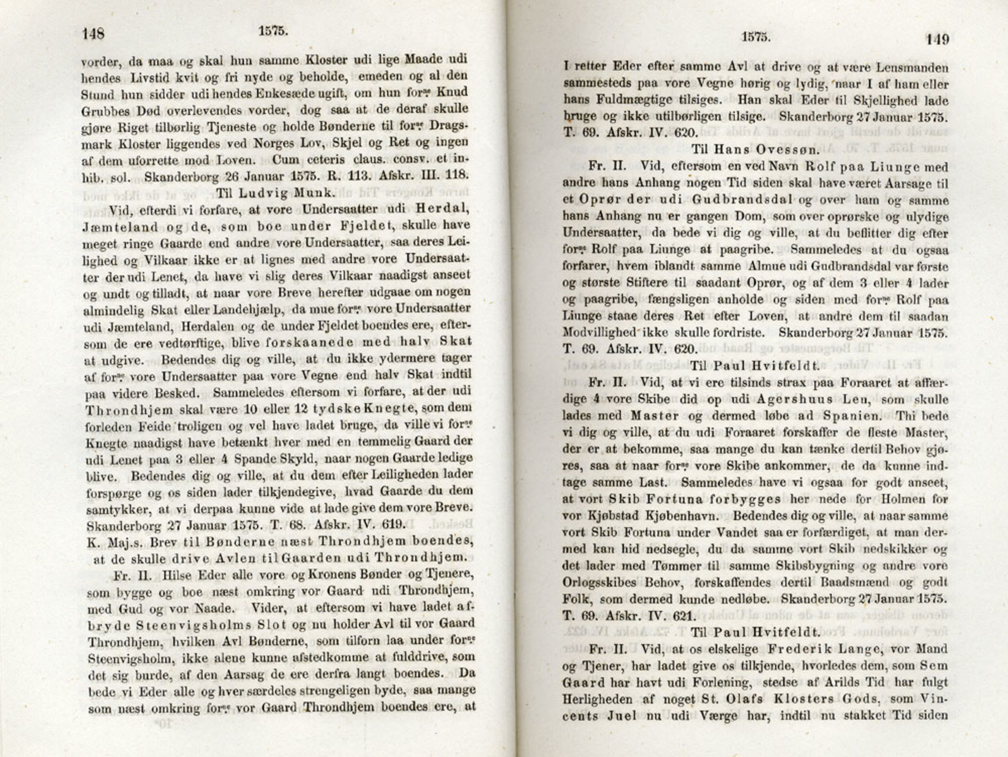 Publikasjoner utgitt av Det Norske Historiske Kildeskriftfond, PUBL/-/-/-: Norske Rigs-Registranter, bind 2, 1572-1588, s. 148-149