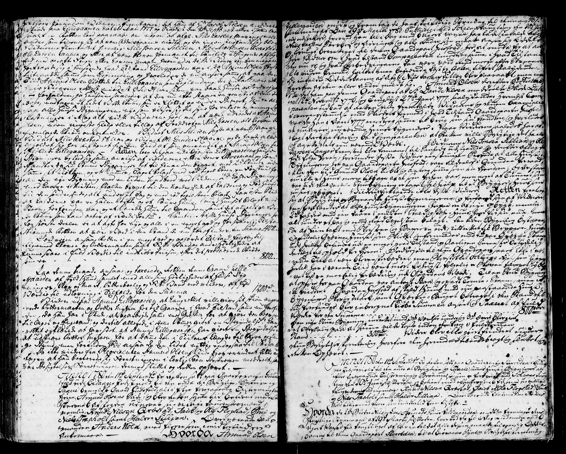 Bamble sorenskriveri, AV/SAKO-A-214/F/Fa/Faa/L0021: Tingbok, 1777-1780, s. 467