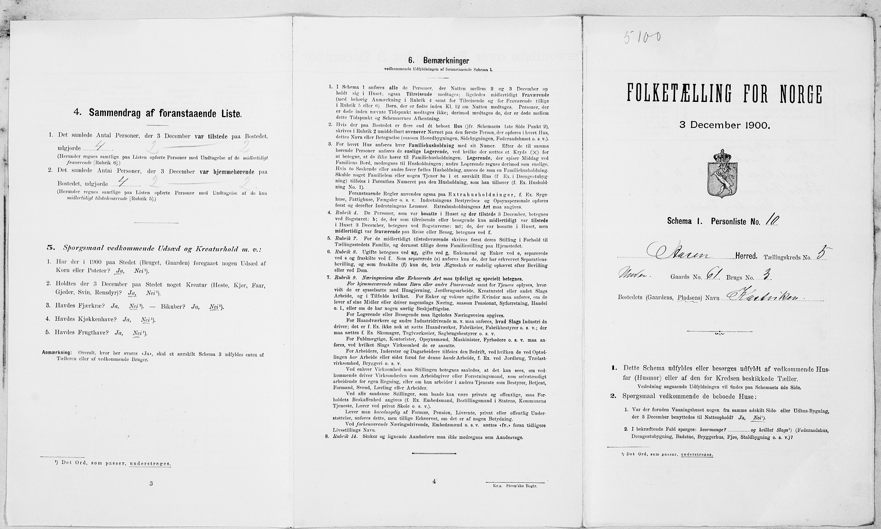 SAT, Folketelling 1900 for 1716 Åsen herred, 1900, s. 578