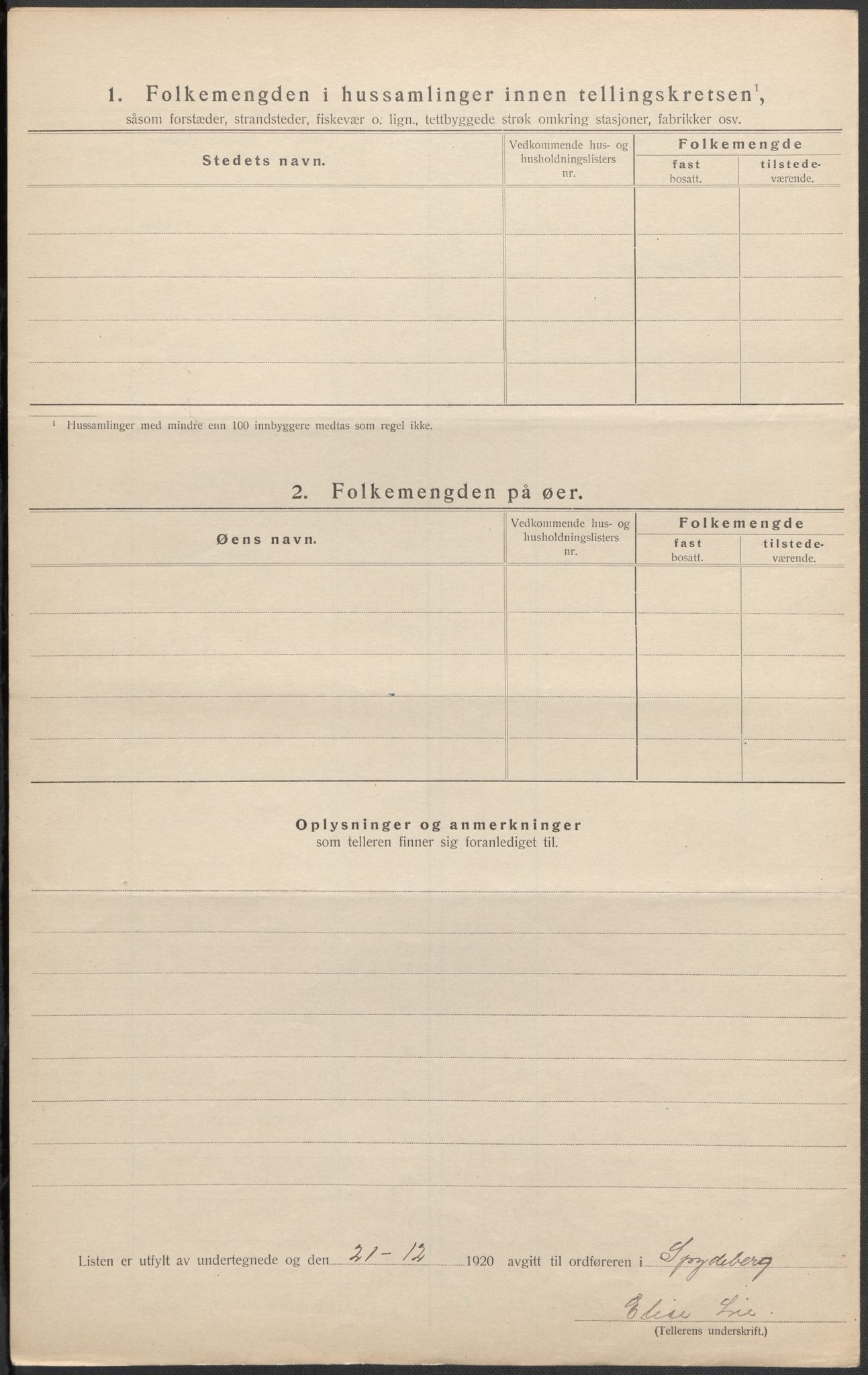 SAO, Folketelling 1920 for 0123 Spydeberg herred, 1920, s. 30