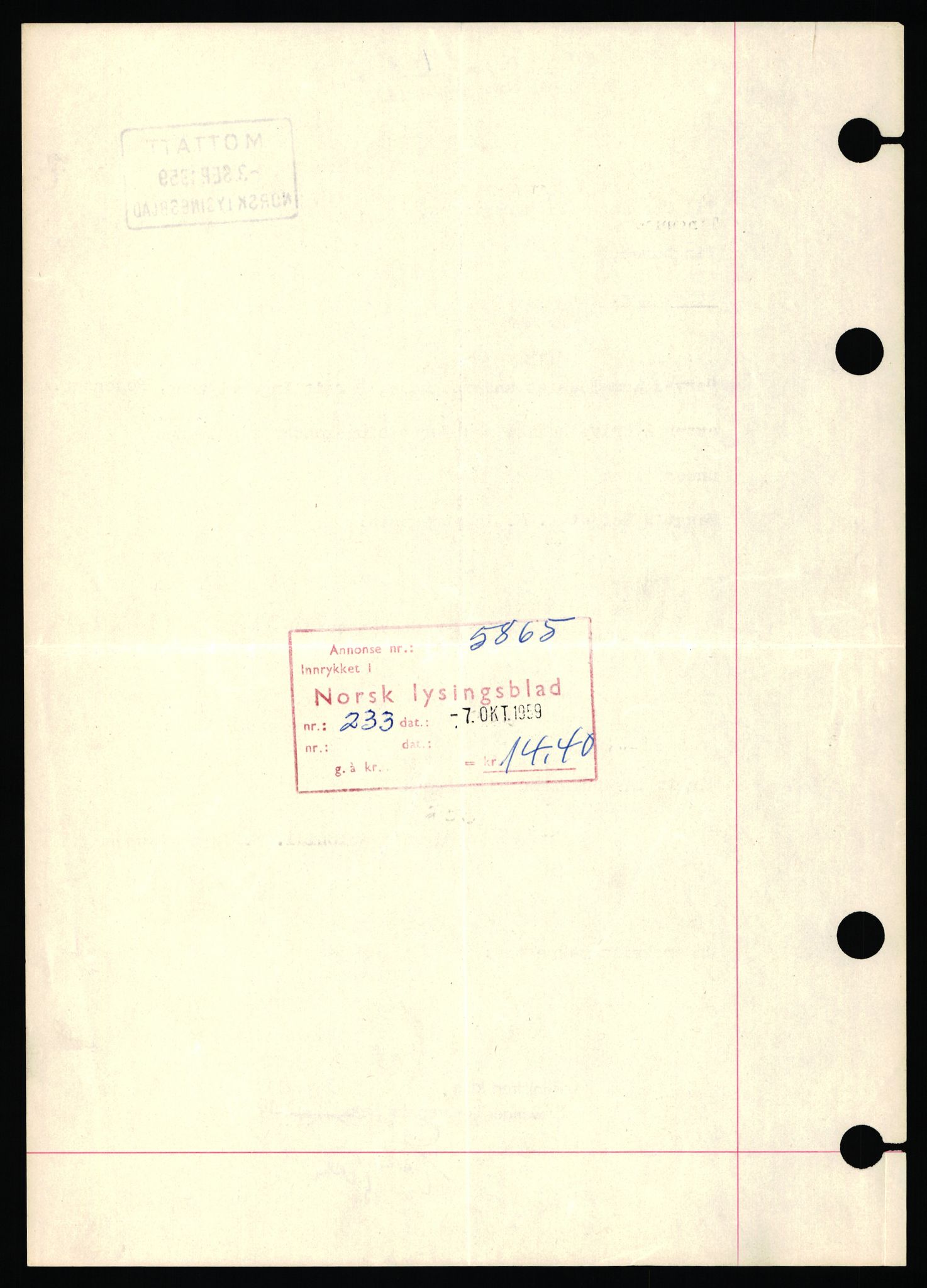 Stavanger byfogd, SAST/A-101408/002/J/Jd/Jde/L0001: Registreringsmeldinger og bilag. Enkeltmannsforetak, 1-350, 1891-1967, s. 369