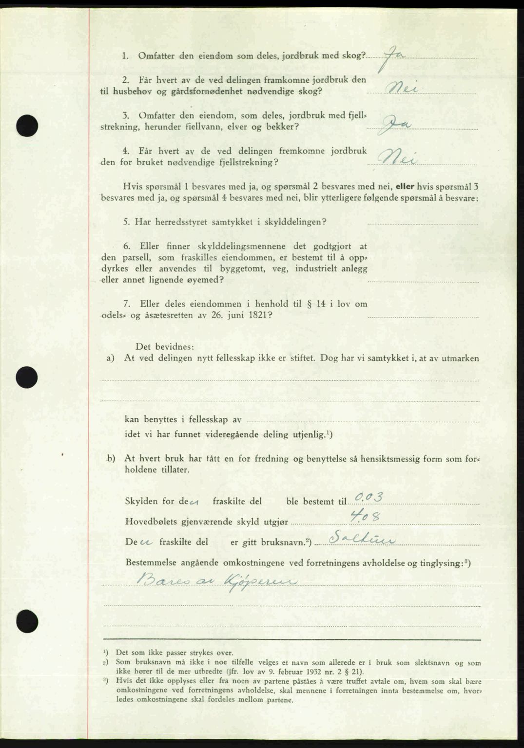 Romsdal sorenskriveri, AV/SAT-A-4149/1/2/2C: Pantebok nr. A30, 1949-1949, Dagboknr: 2296/1949