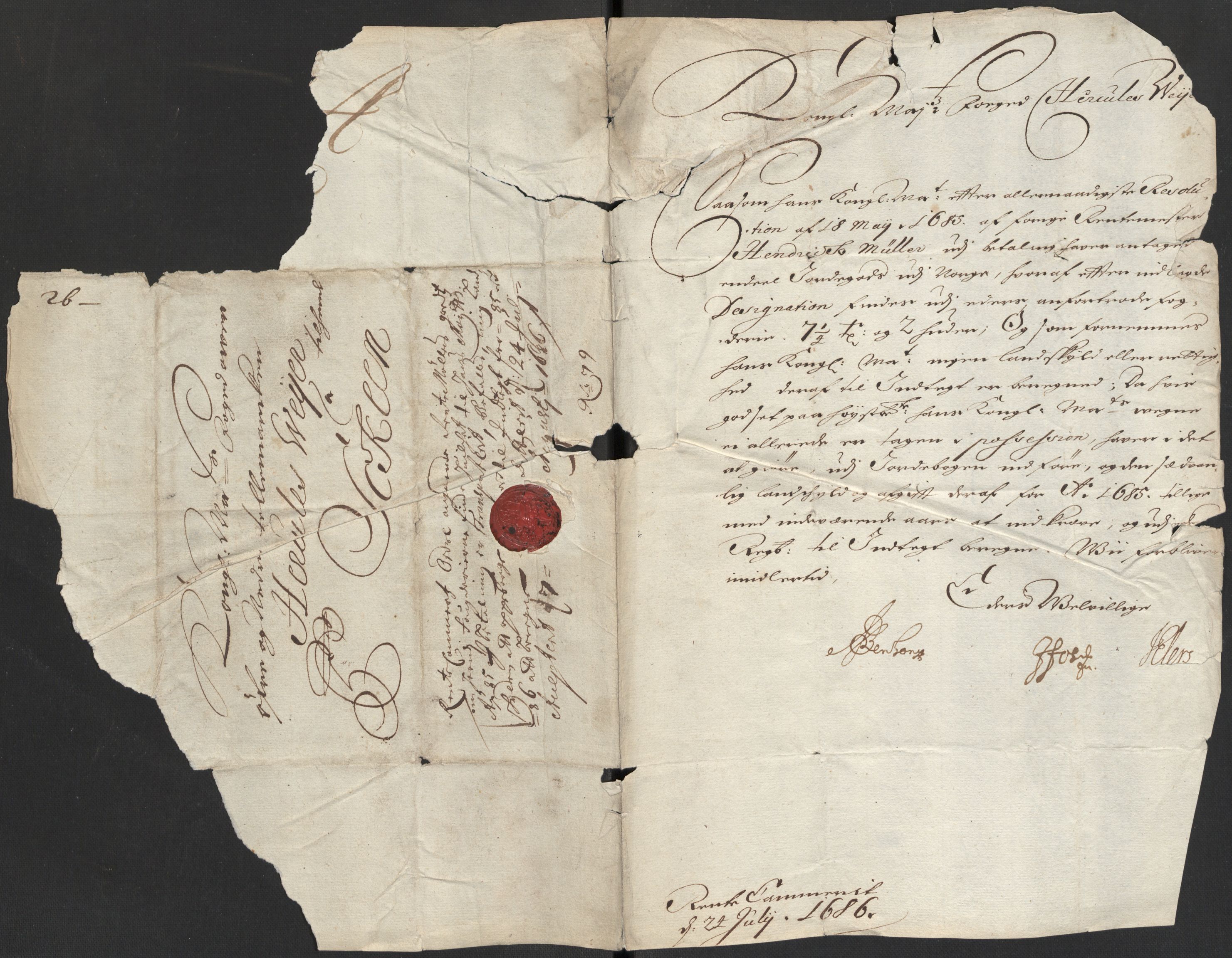 Rentekammeret inntil 1814, Reviderte regnskaper, Fogderegnskap, RA/EA-4092/R35/L2083: Fogderegnskap Øvre og Nedre Telemark, 1686, s. 17