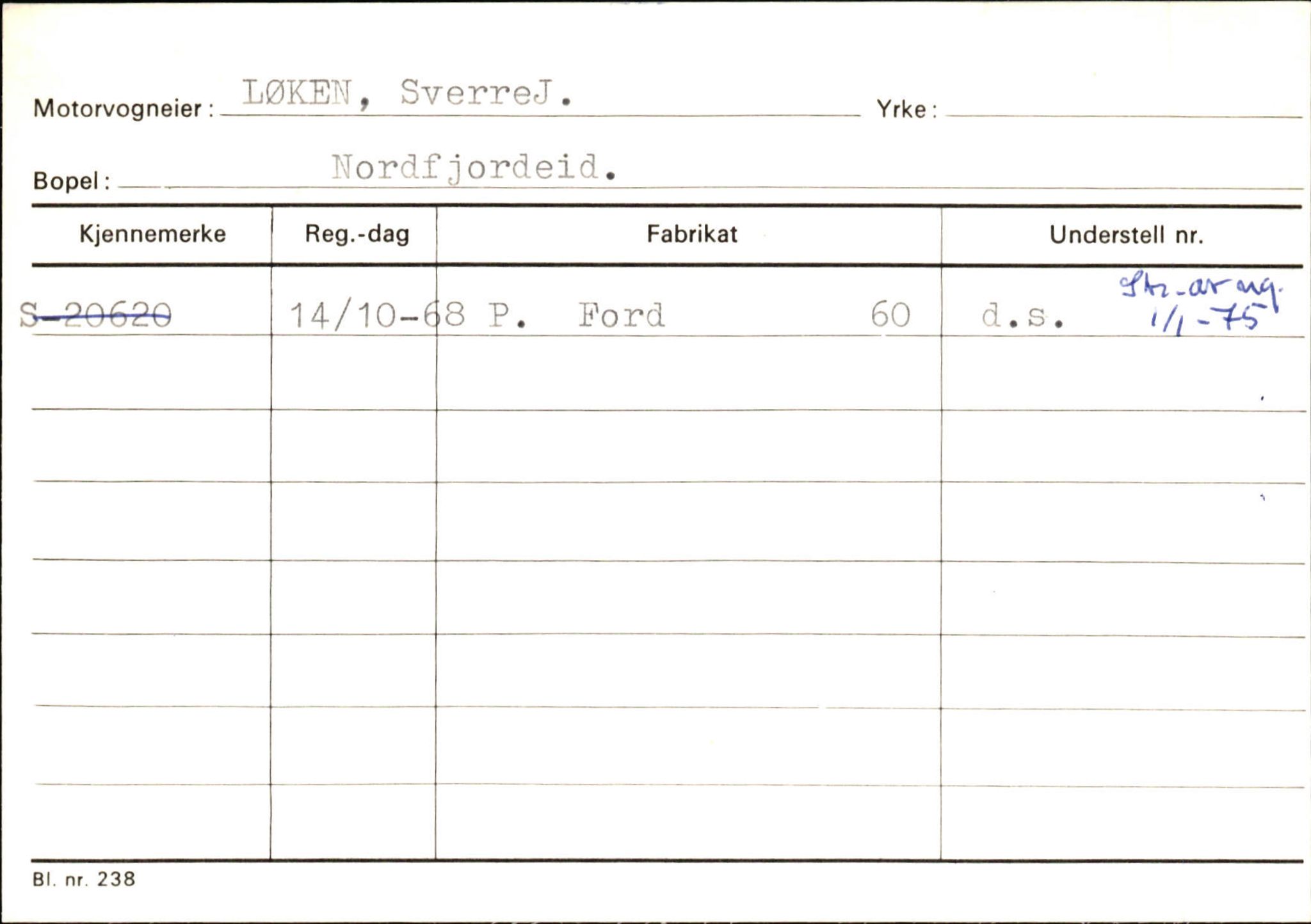 Statens vegvesen, Sogn og Fjordane vegkontor, AV/SAB-A-5301/4/F/L0129: Eigarregistrer Eid A-S, 1945-1975, s. 1535