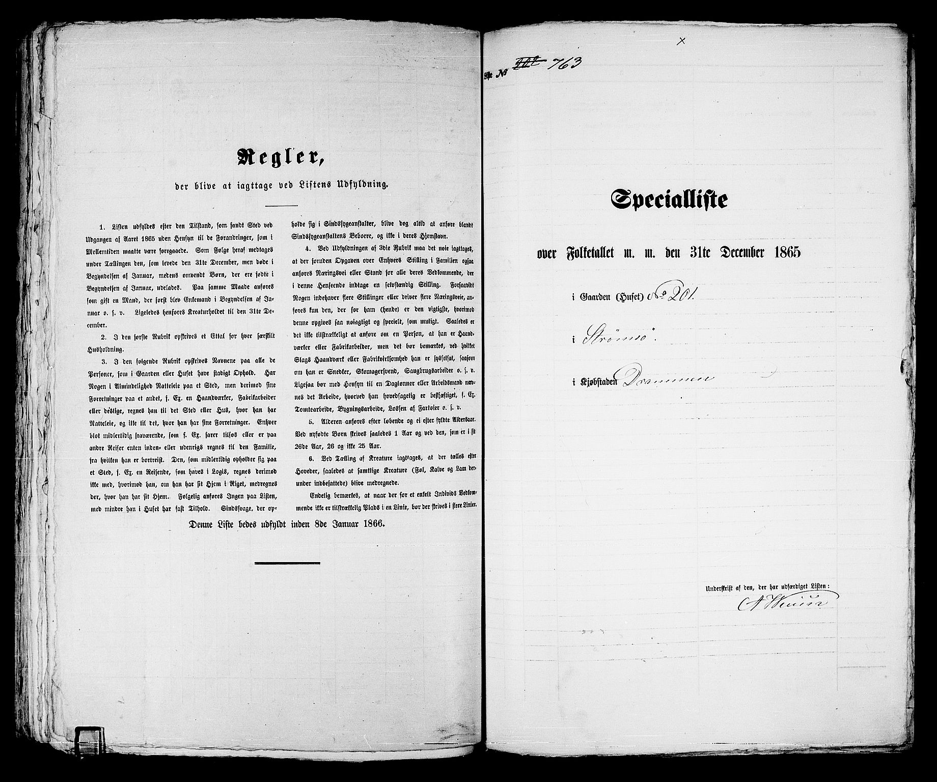 RA, Folketelling 1865 for 0602bP Strømsø prestegjeld i Drammen kjøpstad, 1865, s. 339