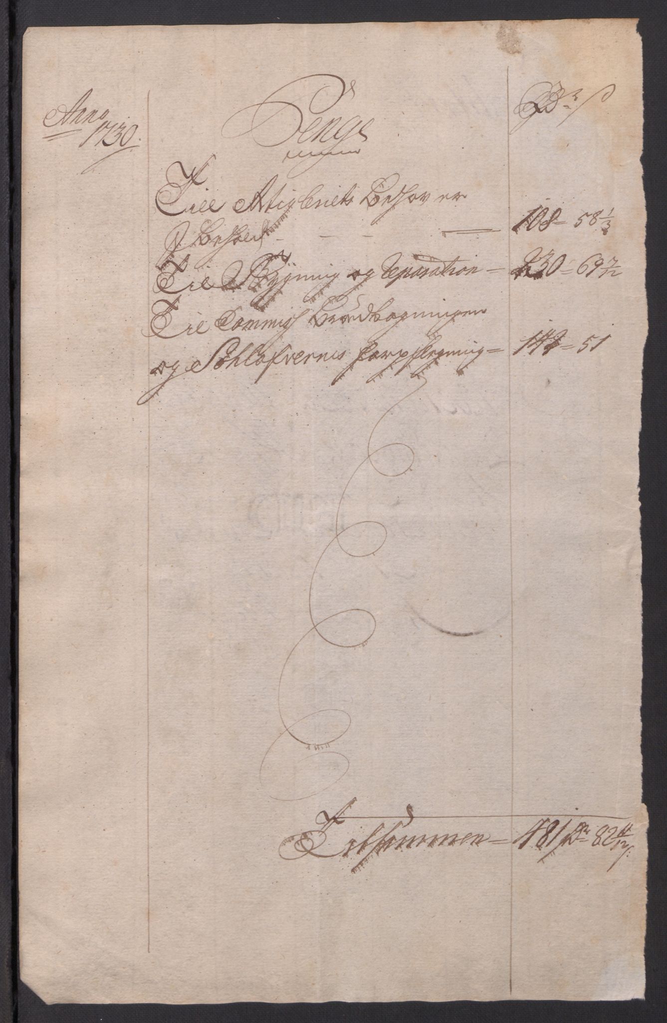 Kommanderende general (KG I) med Det norske krigsdirektorium, RA/EA-5419/D/L0154: Fredriksten festning: Brev, inventarfortegnelser og regnskapsekstrakter, 1730-1739, s. 6