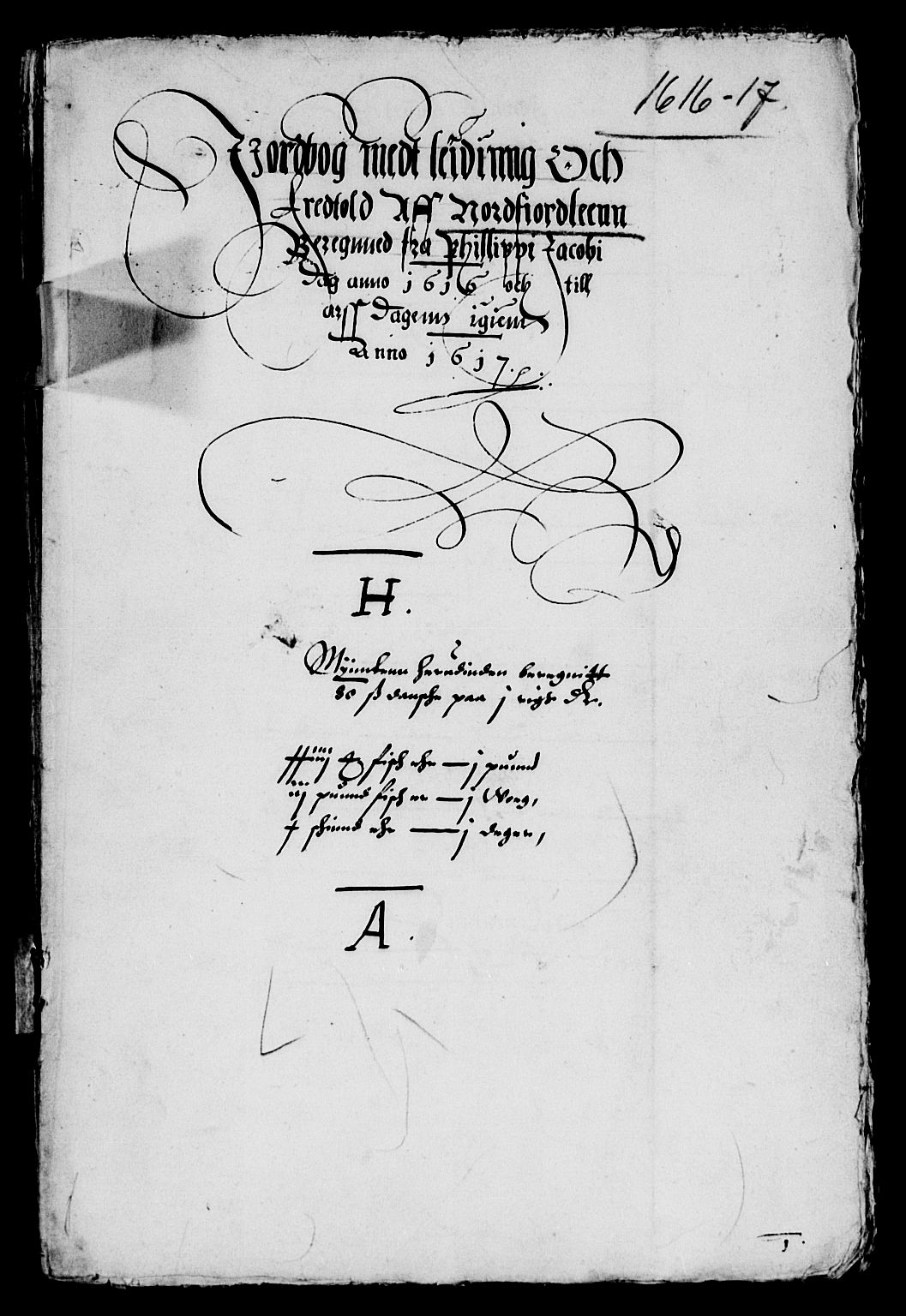 Rentekammeret inntil 1814, Reviderte regnskaper, Lensregnskaper, AV/RA-EA-5023/R/Rb/Rbt/L0021: Bergenhus len, 1616-1617