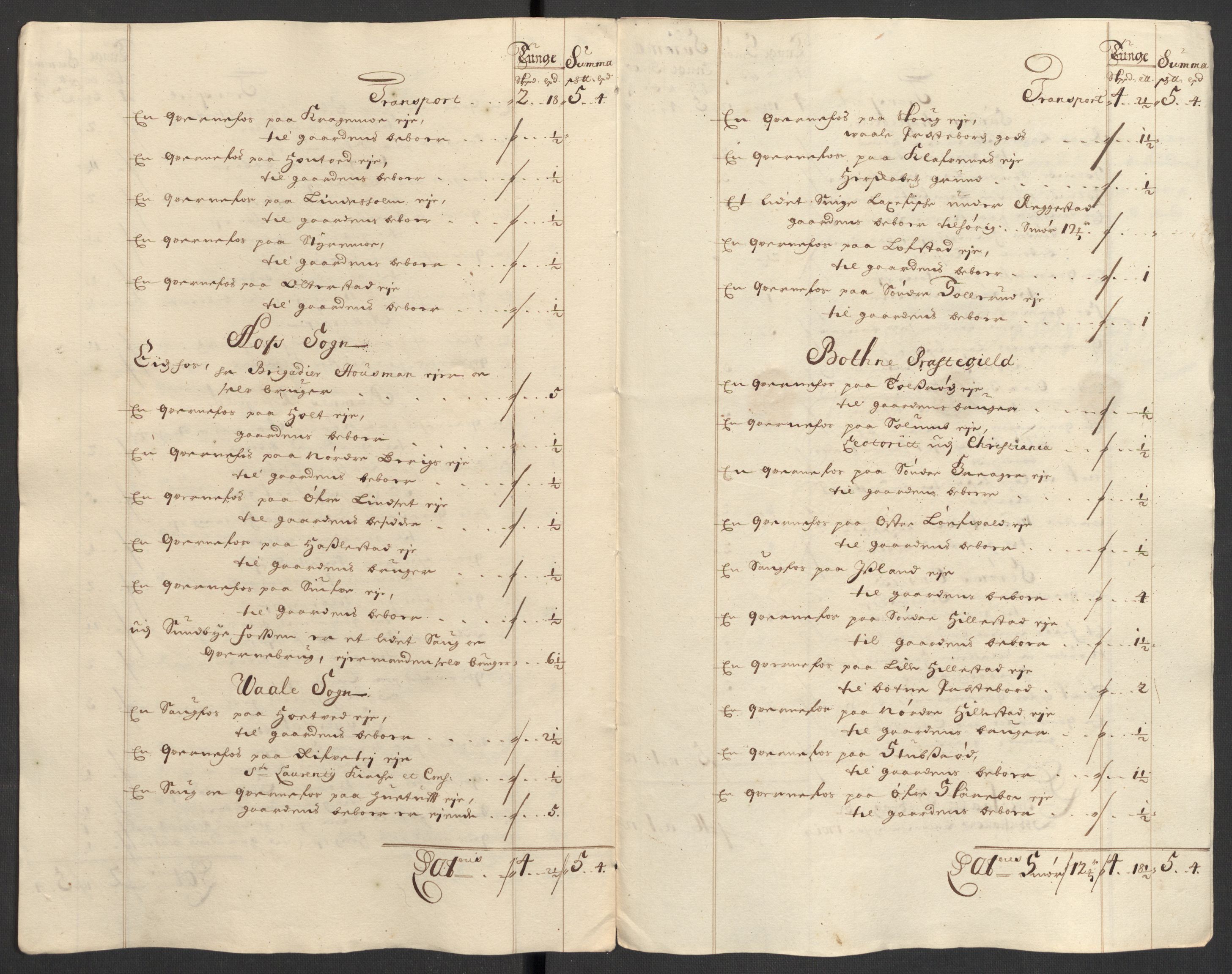 Rentekammeret inntil 1814, Reviderte regnskaper, Fogderegnskap, RA/EA-4092/R32/L1869: Fogderegnskap Jarlsberg grevskap, 1700-1701, s. 404