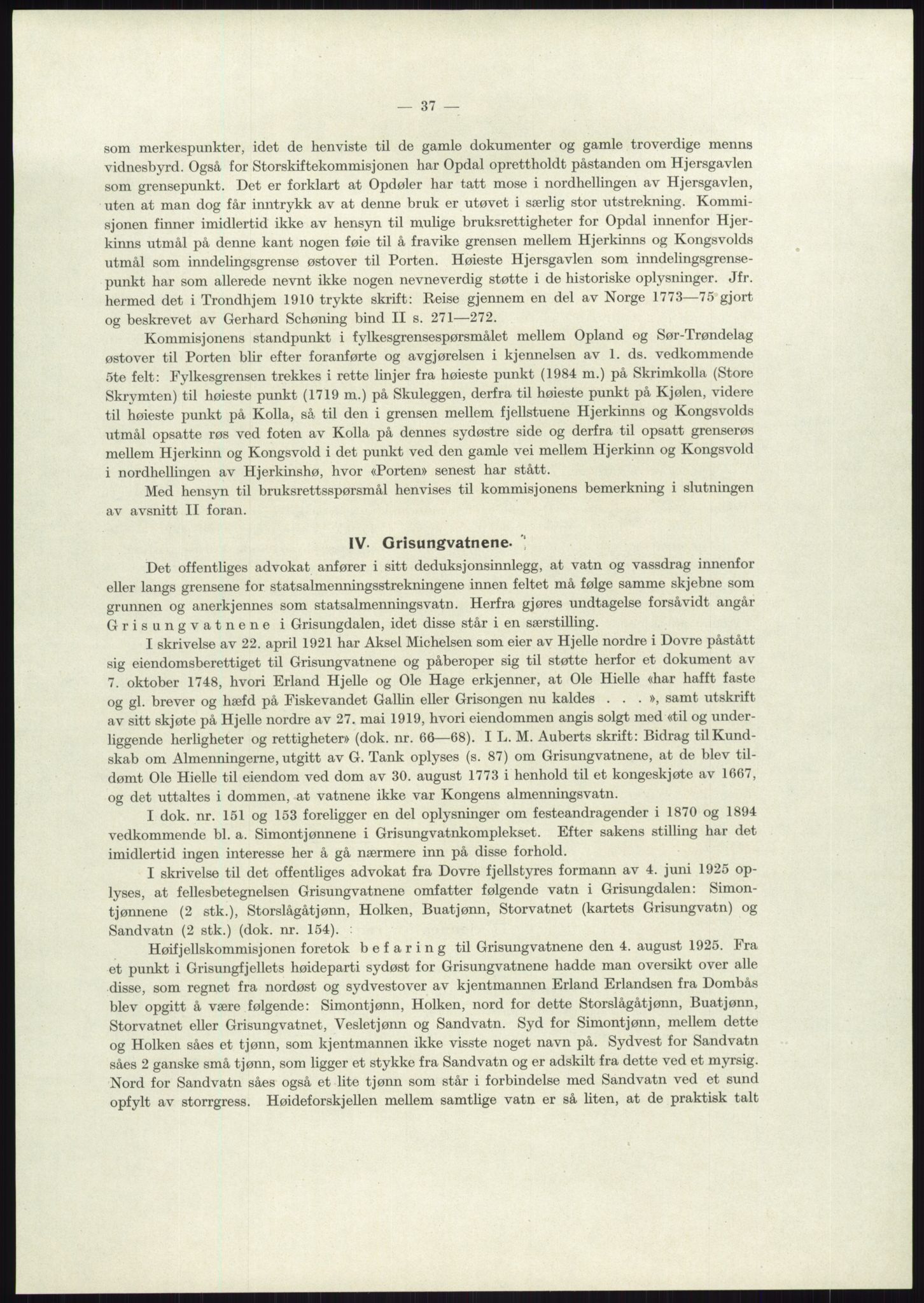 Høyfjellskommisjonen, RA/S-1546/X/Xa/L0001: Nr. 1-33, 1909-1953, s. 3711