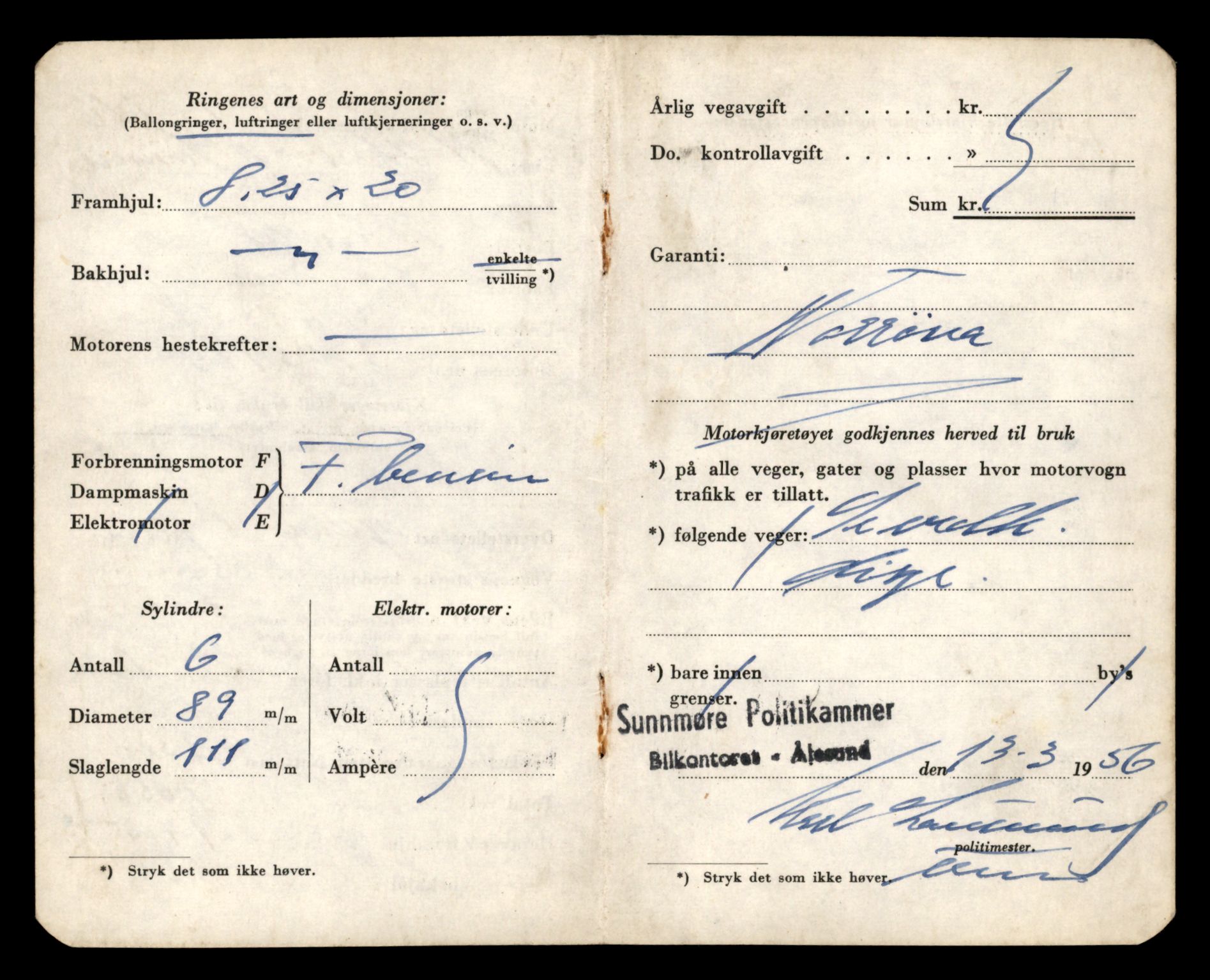 Møre og Romsdal vegkontor - Ålesund trafikkstasjon, AV/SAT-A-4099/F/Fe/L0035: Registreringskort for kjøretøy T 12653 - T 12829, 1927-1998, s. 1225