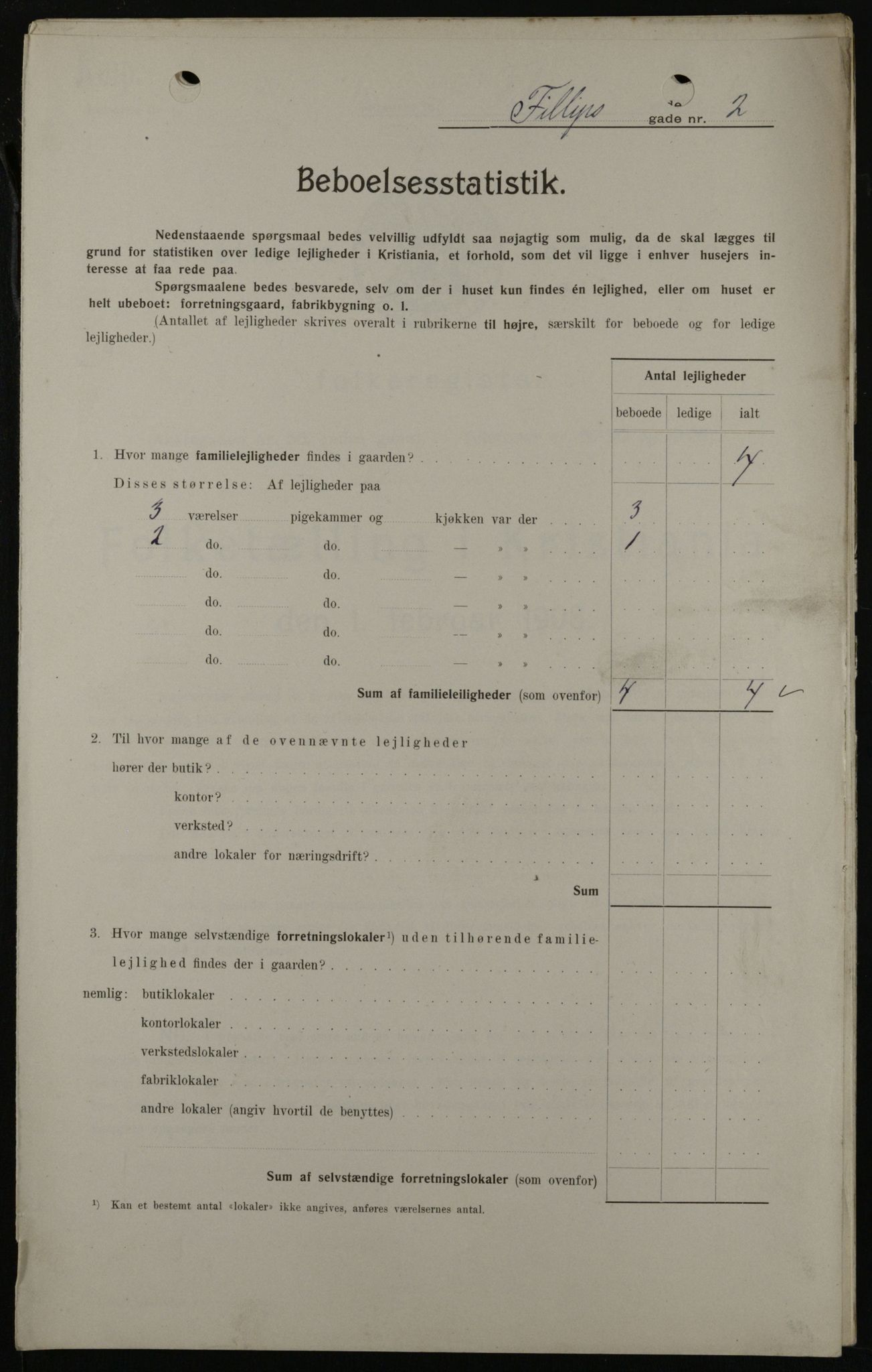 OBA, Kommunal folketelling 1.2.1908 for Kristiania kjøpstad, 1908, s. 21900