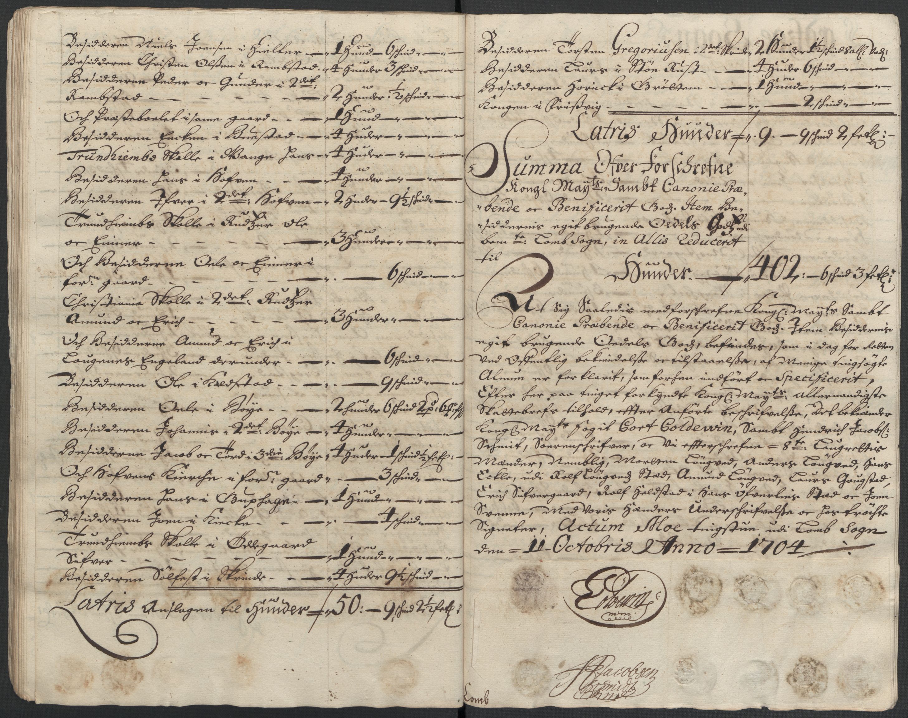 Rentekammeret inntil 1814, Reviderte regnskaper, Fogderegnskap, AV/RA-EA-4092/R17/L1177: Fogderegnskap Gudbrandsdal, 1704, s. 178