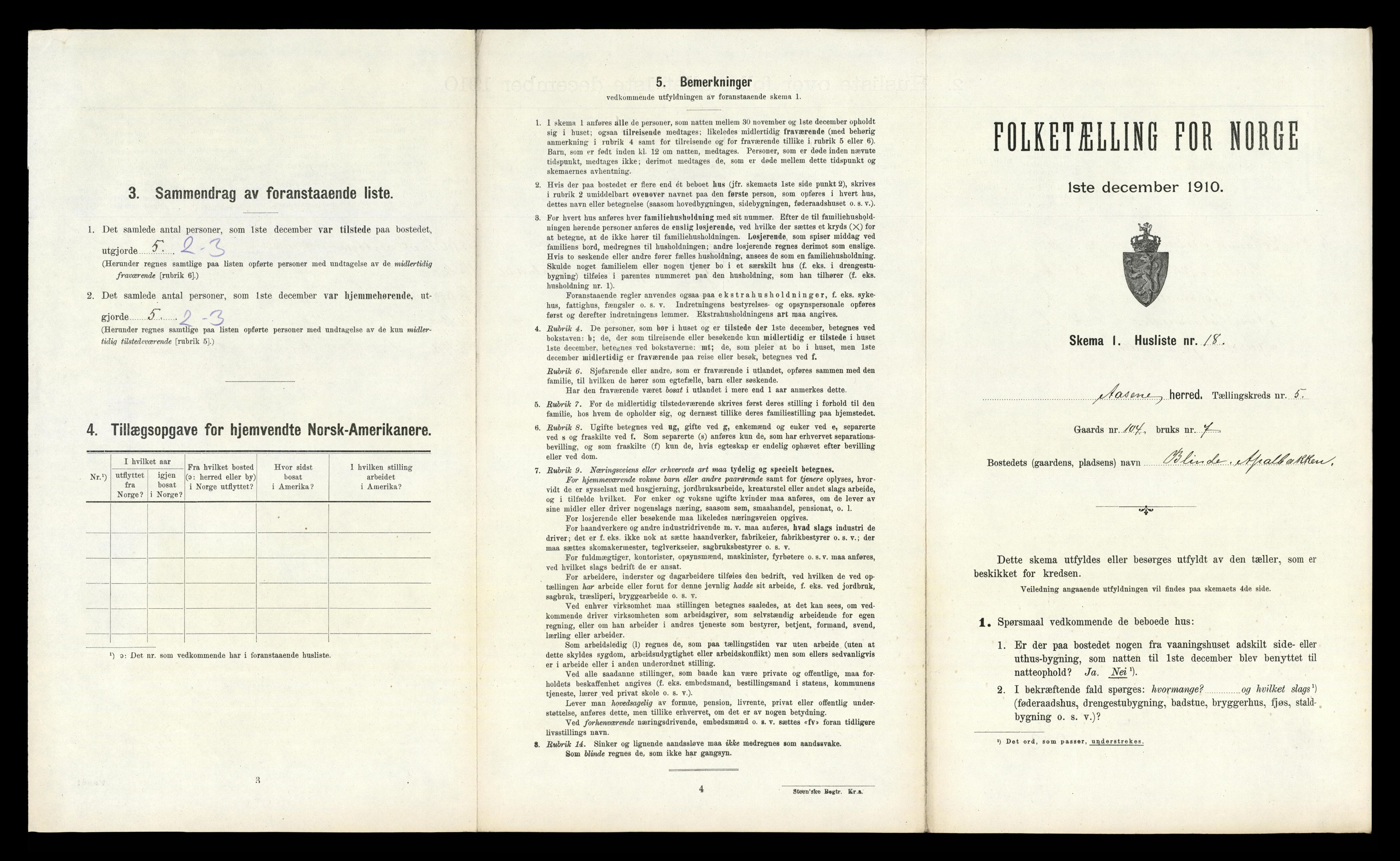 RA, Folketelling 1910 for 1255 Åsane herred, 1910, s. 281