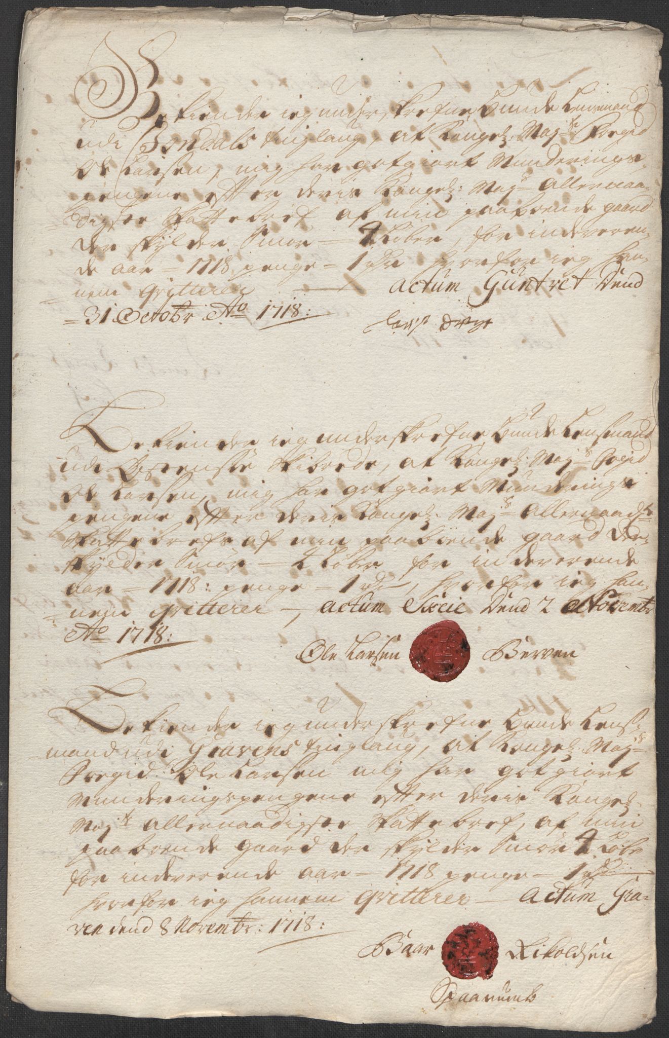 Rentekammeret inntil 1814, Reviderte regnskaper, Fogderegnskap, AV/RA-EA-4092/R48/L2996: Fogderegnskap Sunnhordland og Hardanger, 1718, s. 128