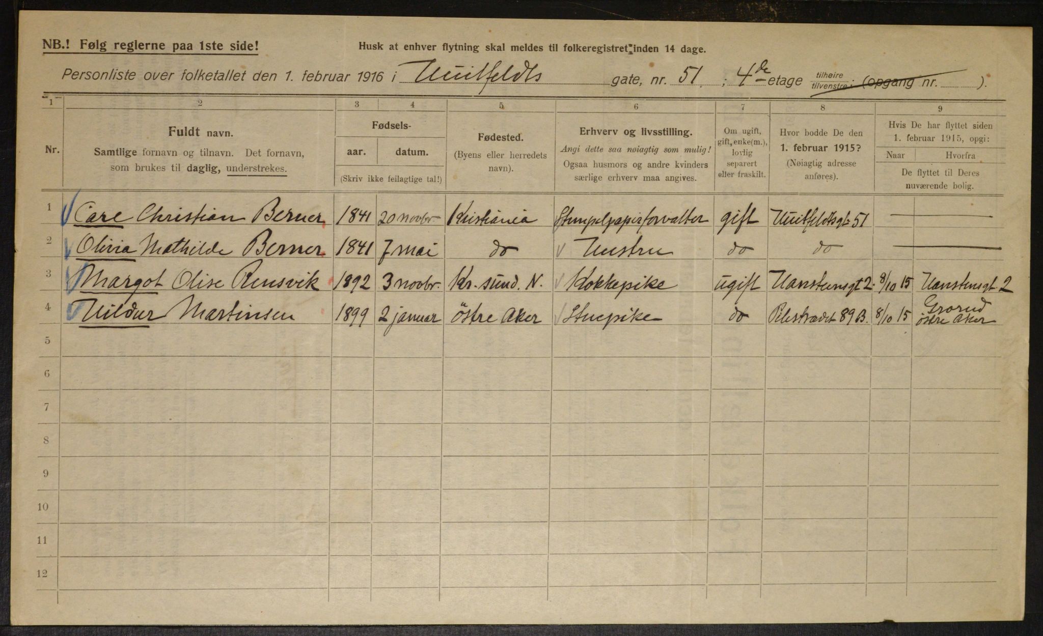 OBA, Kommunal folketelling 1.2.1916 for Kristiania, 1916, s. 42867