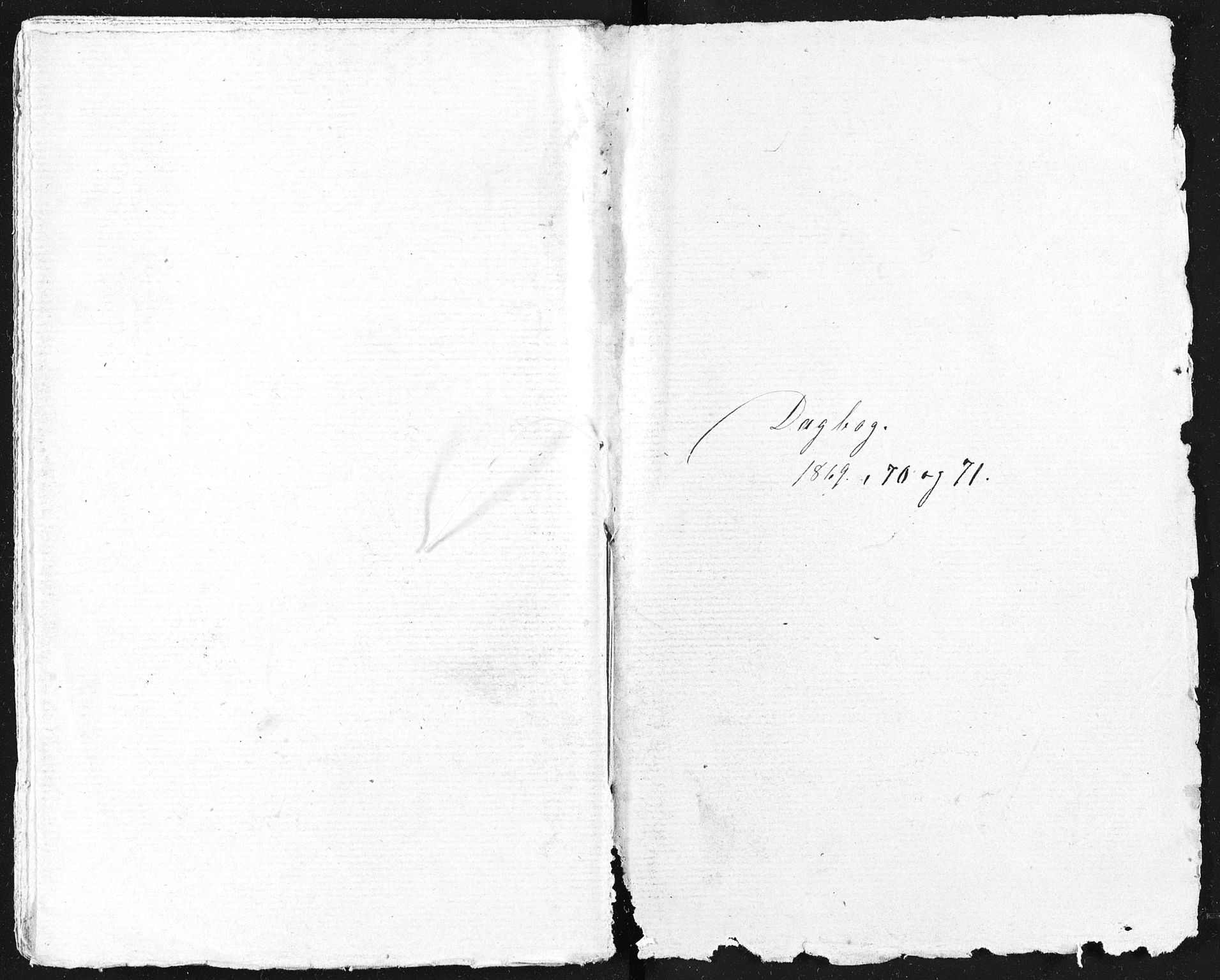 Familien Aalls privatarkiv , NESJ/NJM-005/E-00003/L0001/0003/0008: Dag- og notatbøker / Dølner dagbokpakke 001, 1869-1871