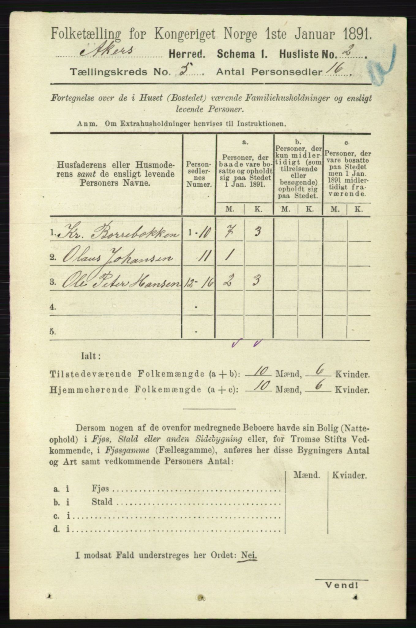 RA, Folketelling 1891 for 0218 Aker herred, 1891, s. 4892